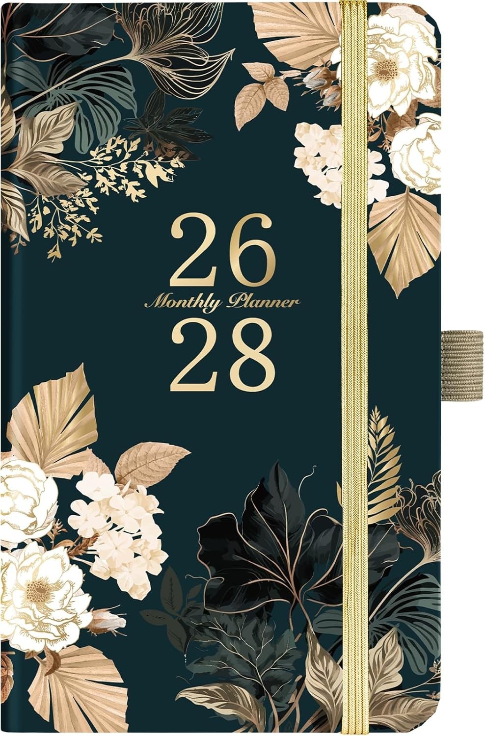 2026-2028 Monthly Pocket Planner – Compact Organizer with Pen Holder, 6.4″x3.8″