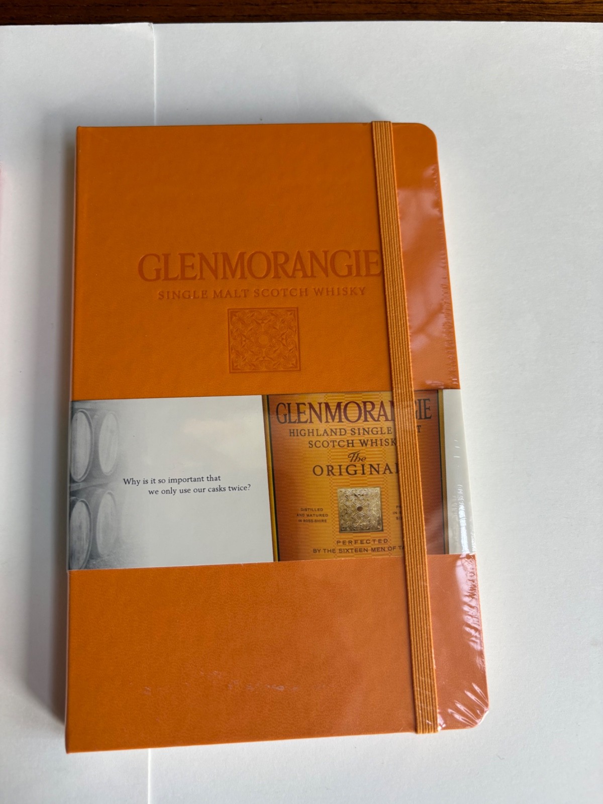 2 Glenmorangie Orange Moleskine Lined Notebooks NOS Factory Sealed You Get Both