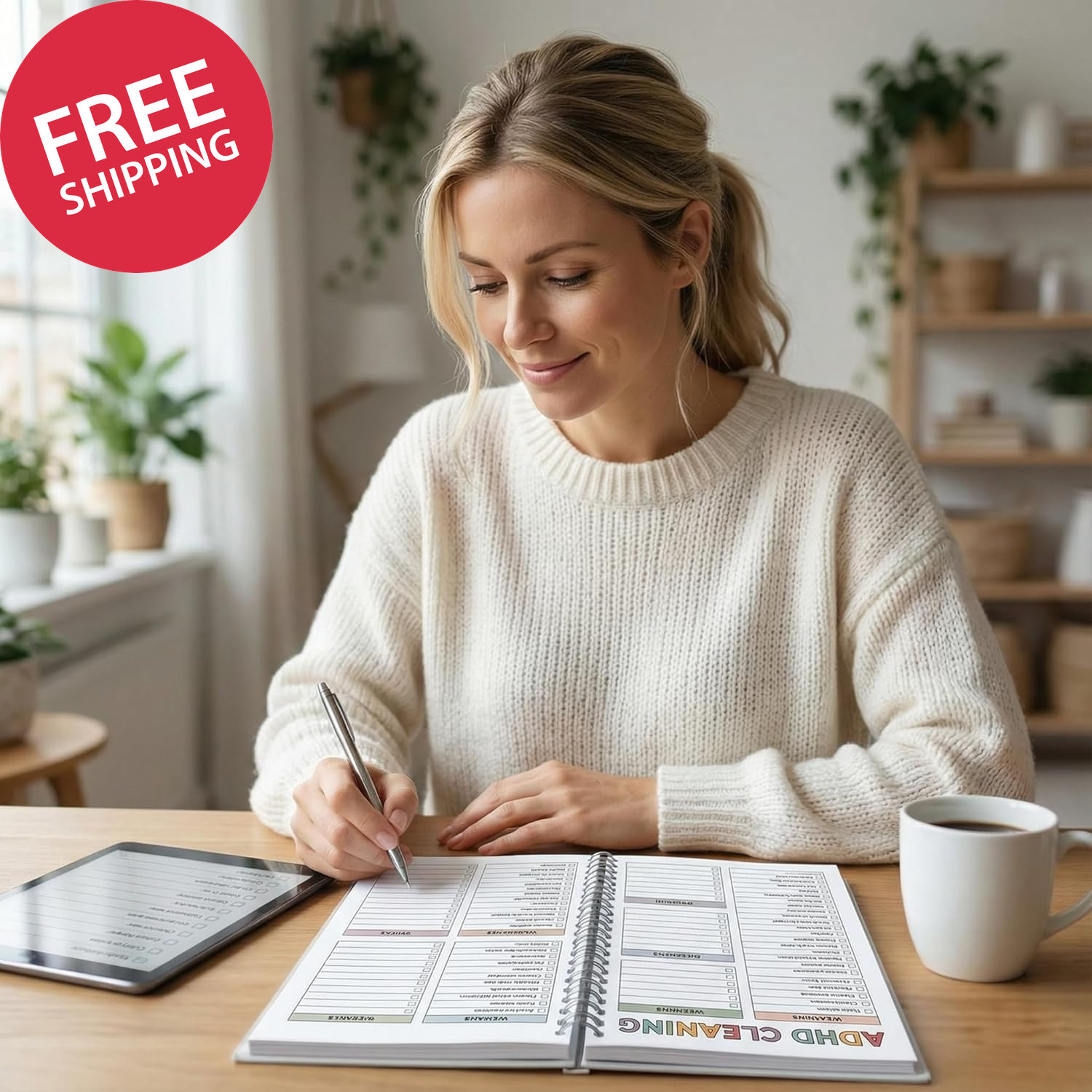 ADHD Cleaning Planner,Adhd Planner, Reusable Adhd Cleaning and Organizing Planne