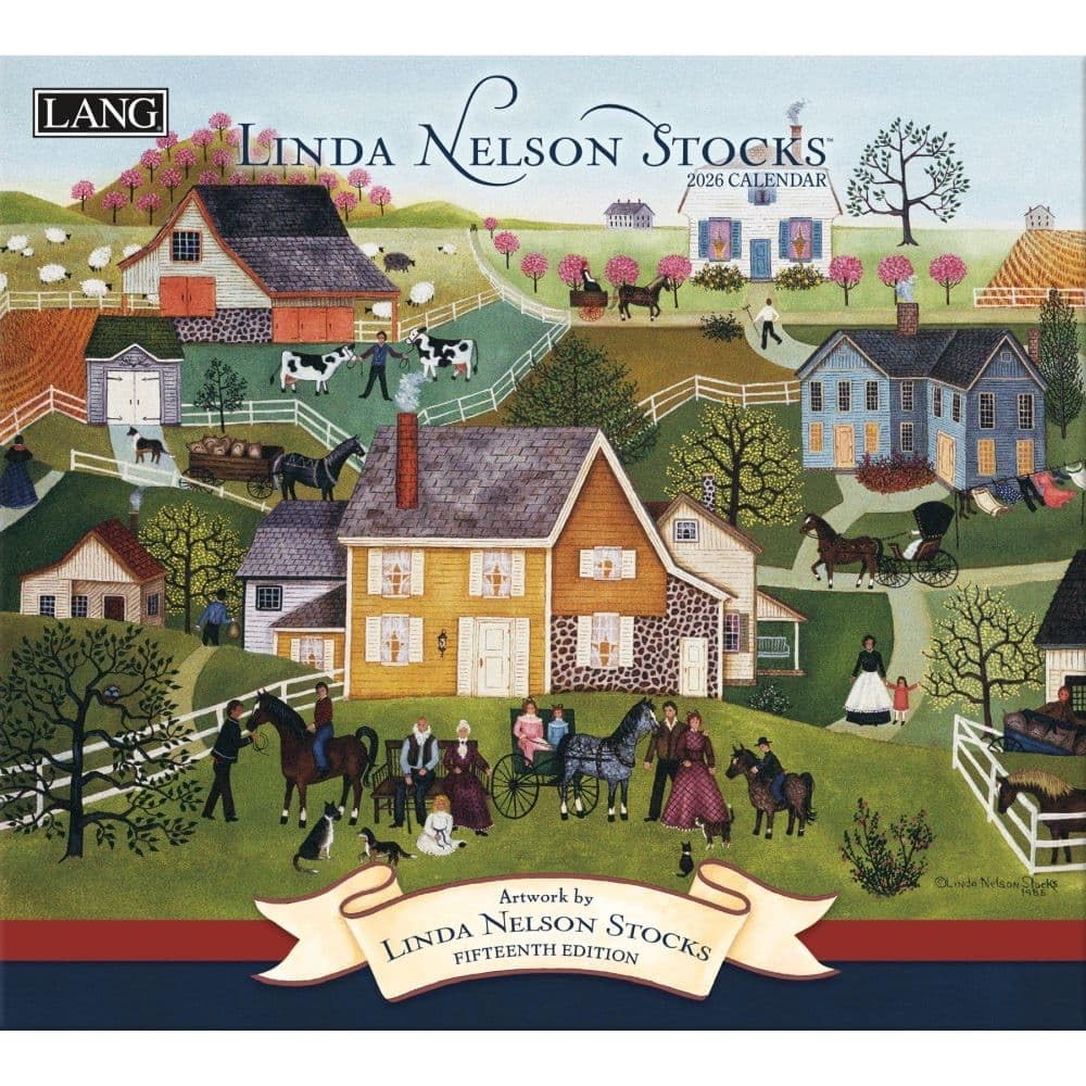 Lang, Linda Nelson Stocks Special Edition 2026 Wall Calendar, 13.4” X Multi