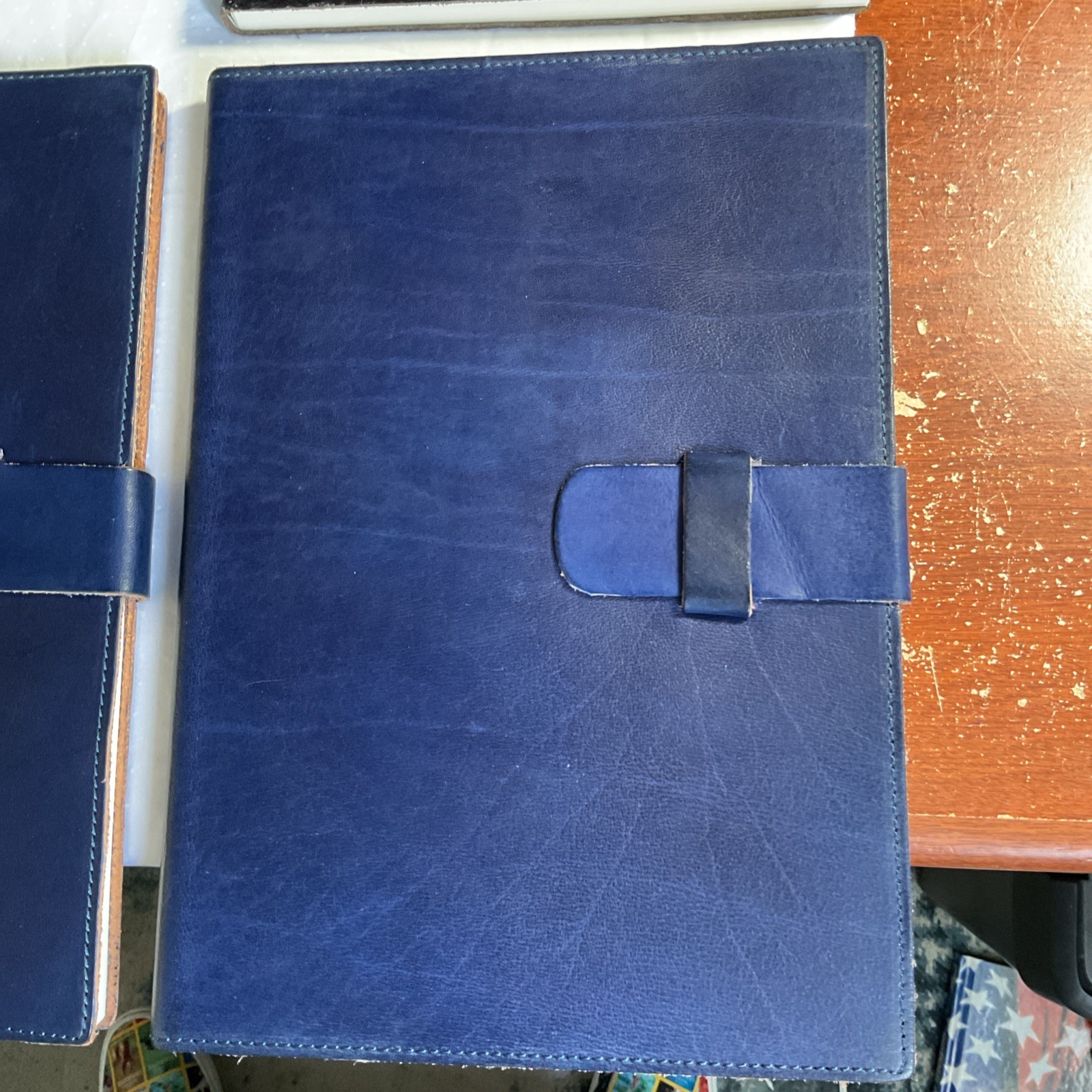 Leather Journal Notebooks Lined Lot of 4 PRATESI FLORENCE TEMPO ECCOLO ITALY NOS
