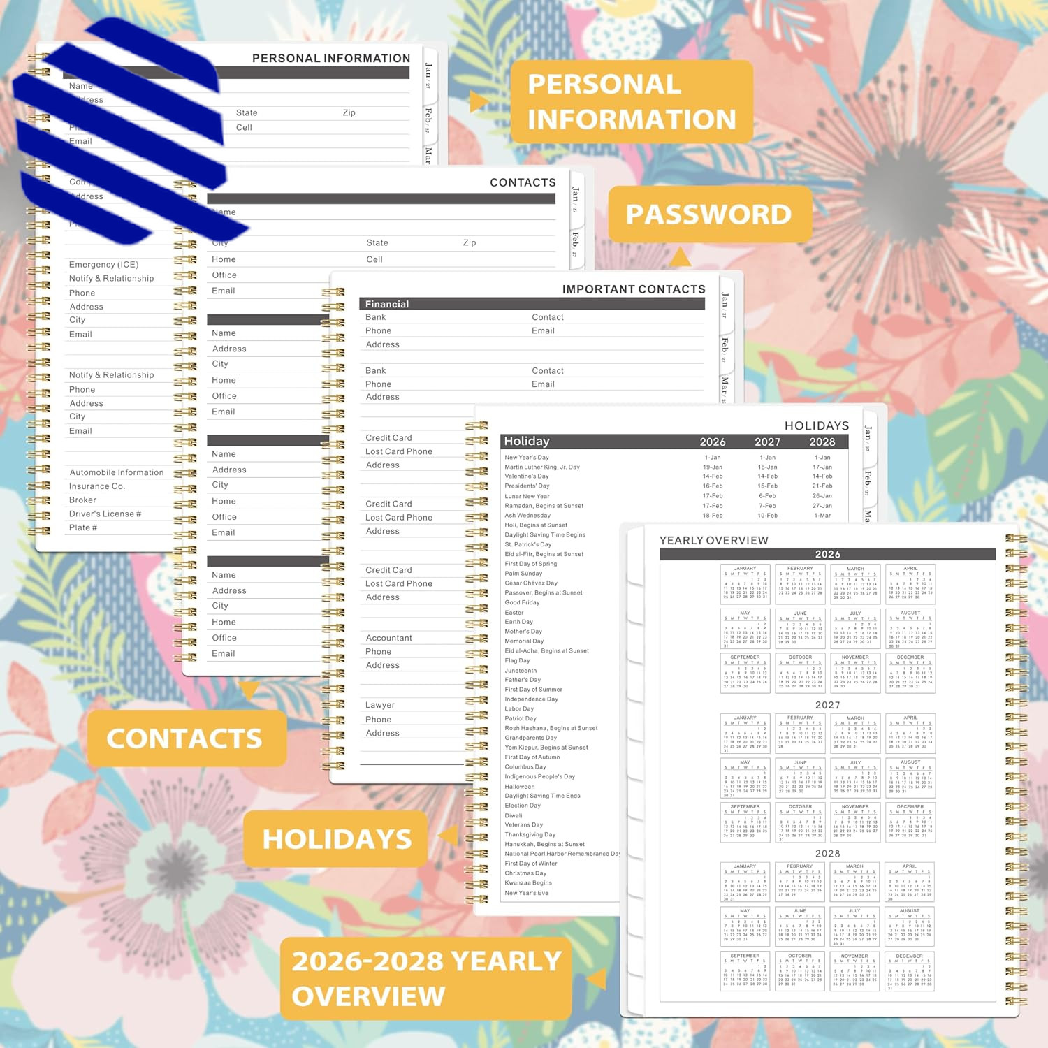 Monthly Planner 2026-2028 – 2 Year Planner 2026-2028 July 2026 – June 2028, 2 Y