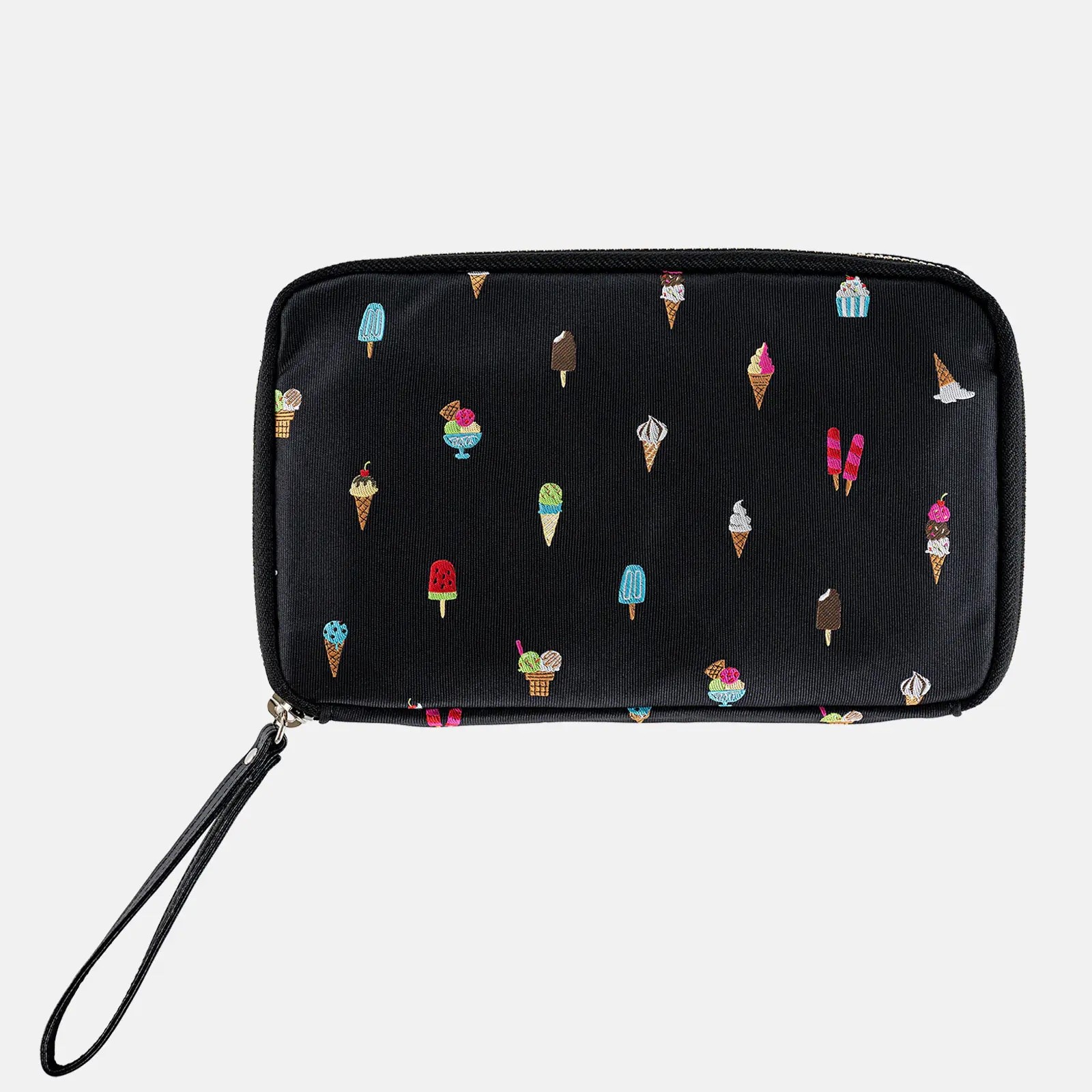 Hobonichi Drawer Pouch Ane Tie & Chief Happy Ice Cream Wallet Organizer Japan