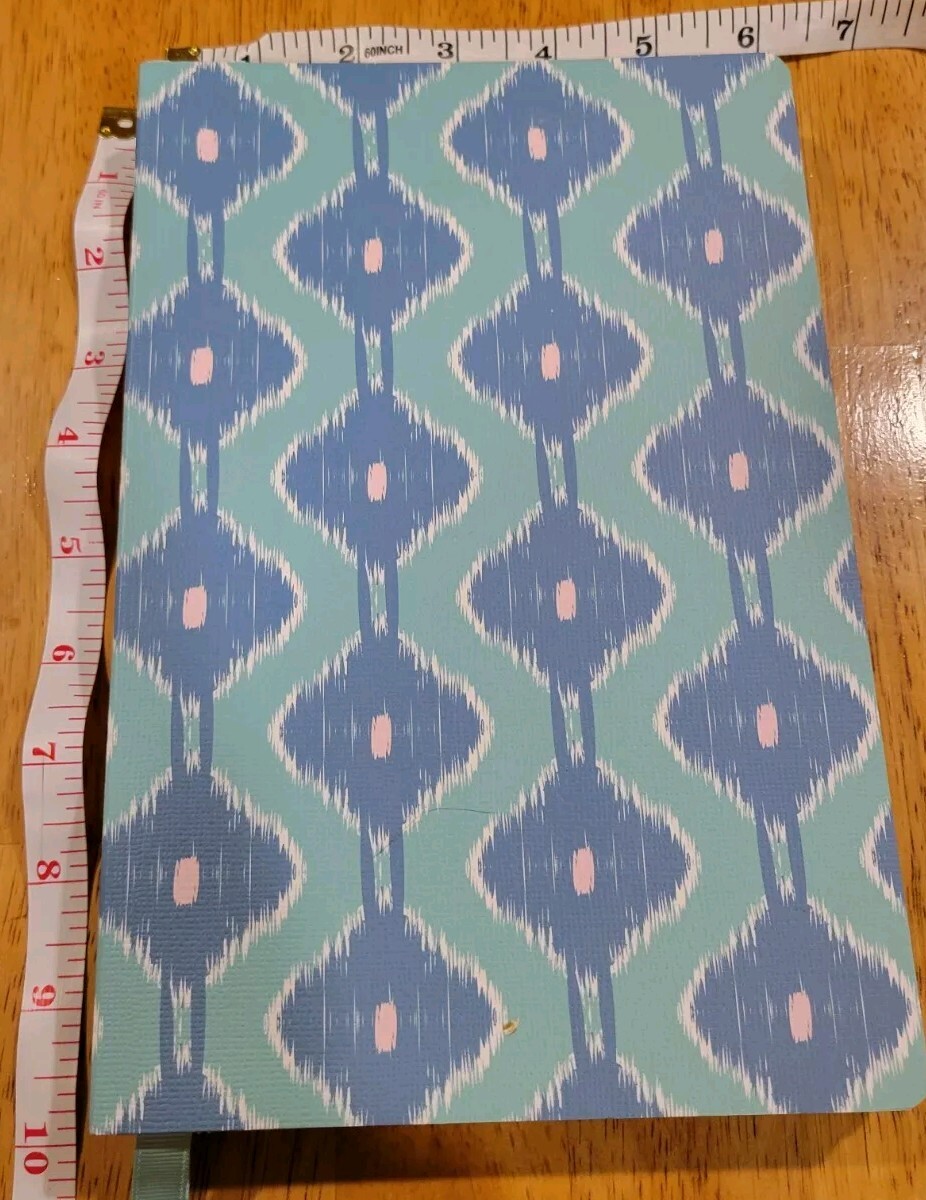 Two – Notebooks Journals Planners Gift Blue Green lined Paper 144 Pages each NOS