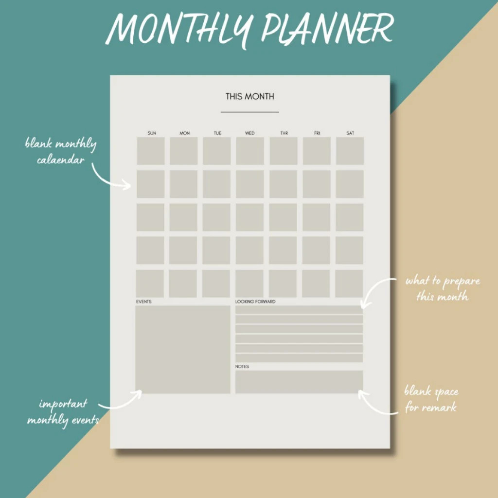 🔥FAST🔥 Productivity Planner Today Weekly Monthly Finance Project Planner Temp