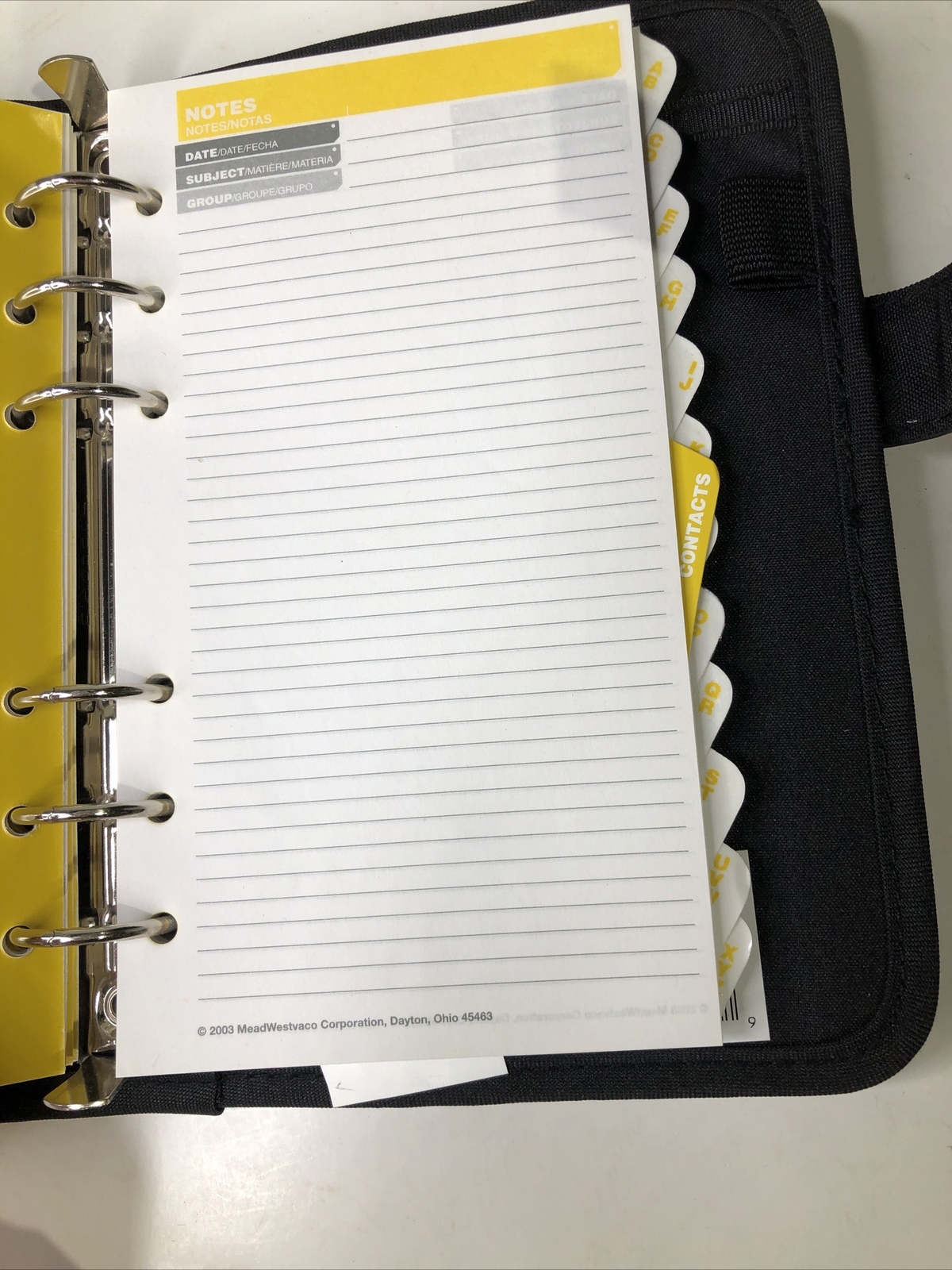 Mead FIVE STAR Student Day Planner with Monthly Planning – Blue/Black
