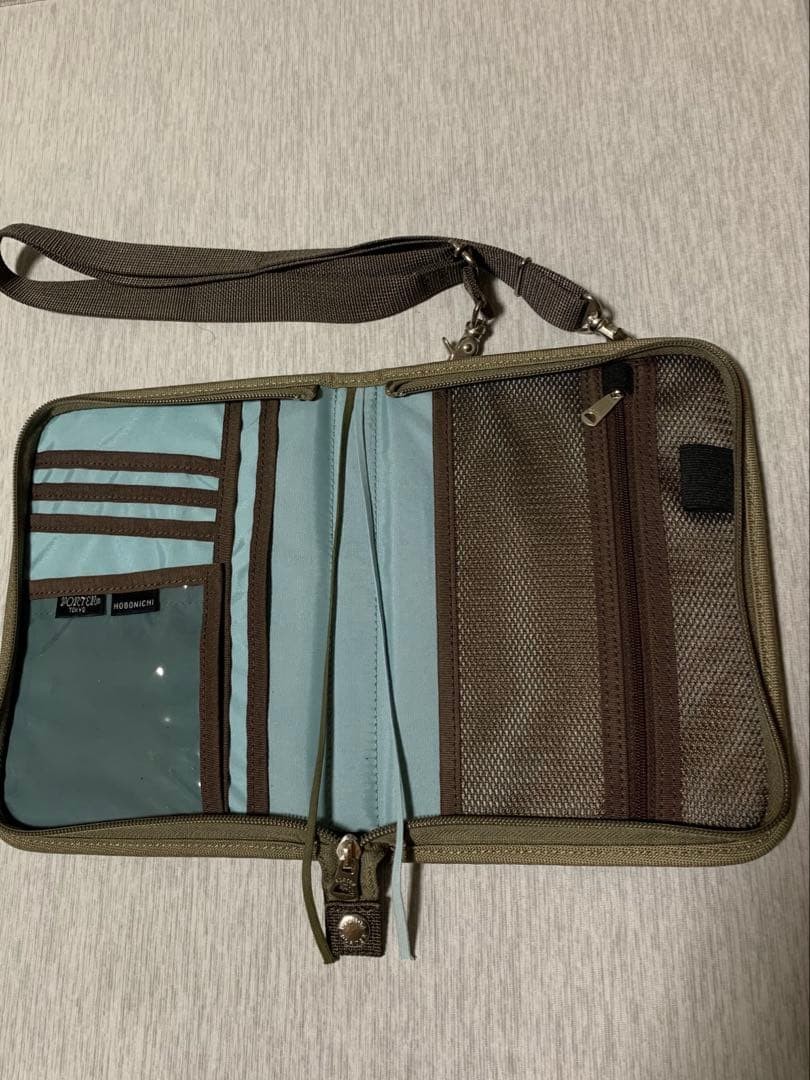 [Excellent Condition] Hobonichi Techo Cover PORTER Sacoche Khaki A5