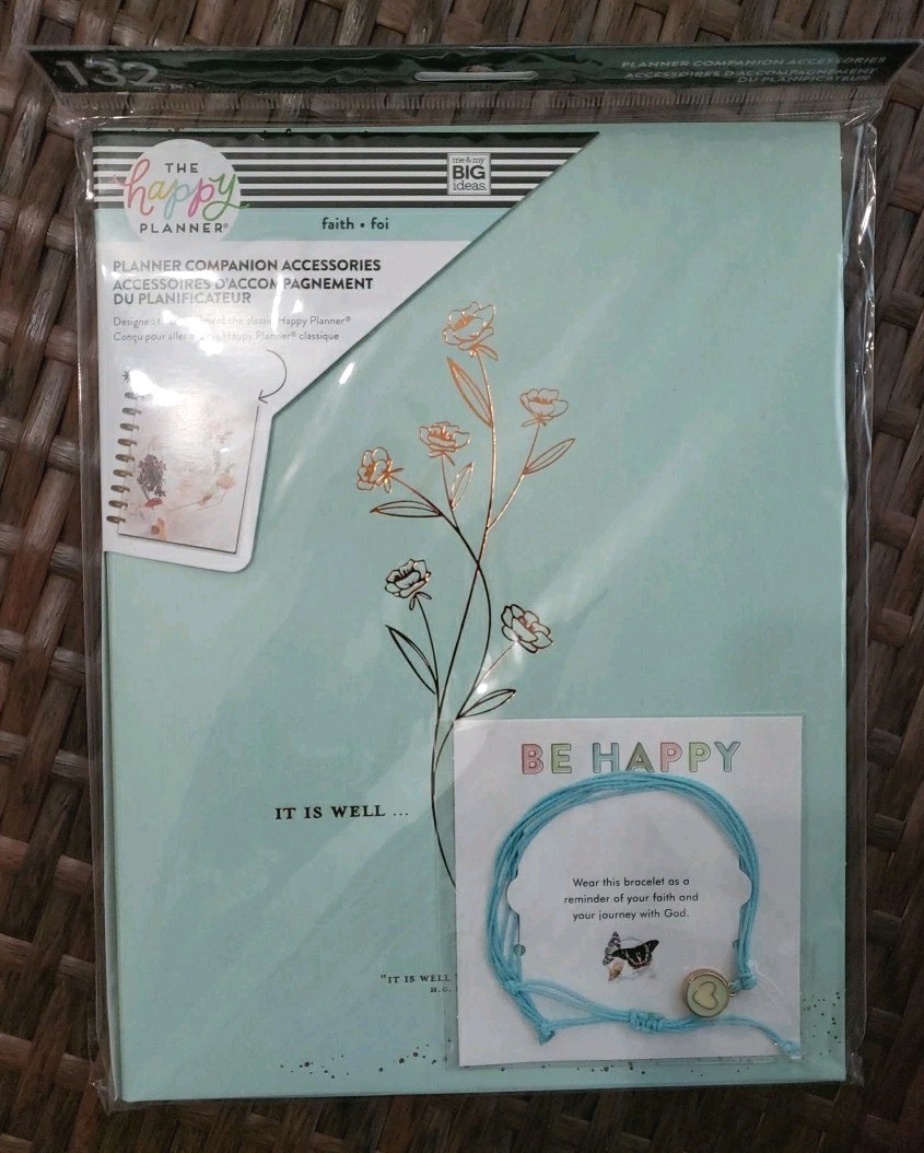 The Happy Planner Faith Planner Companion Classic Accessories 132 Pieces