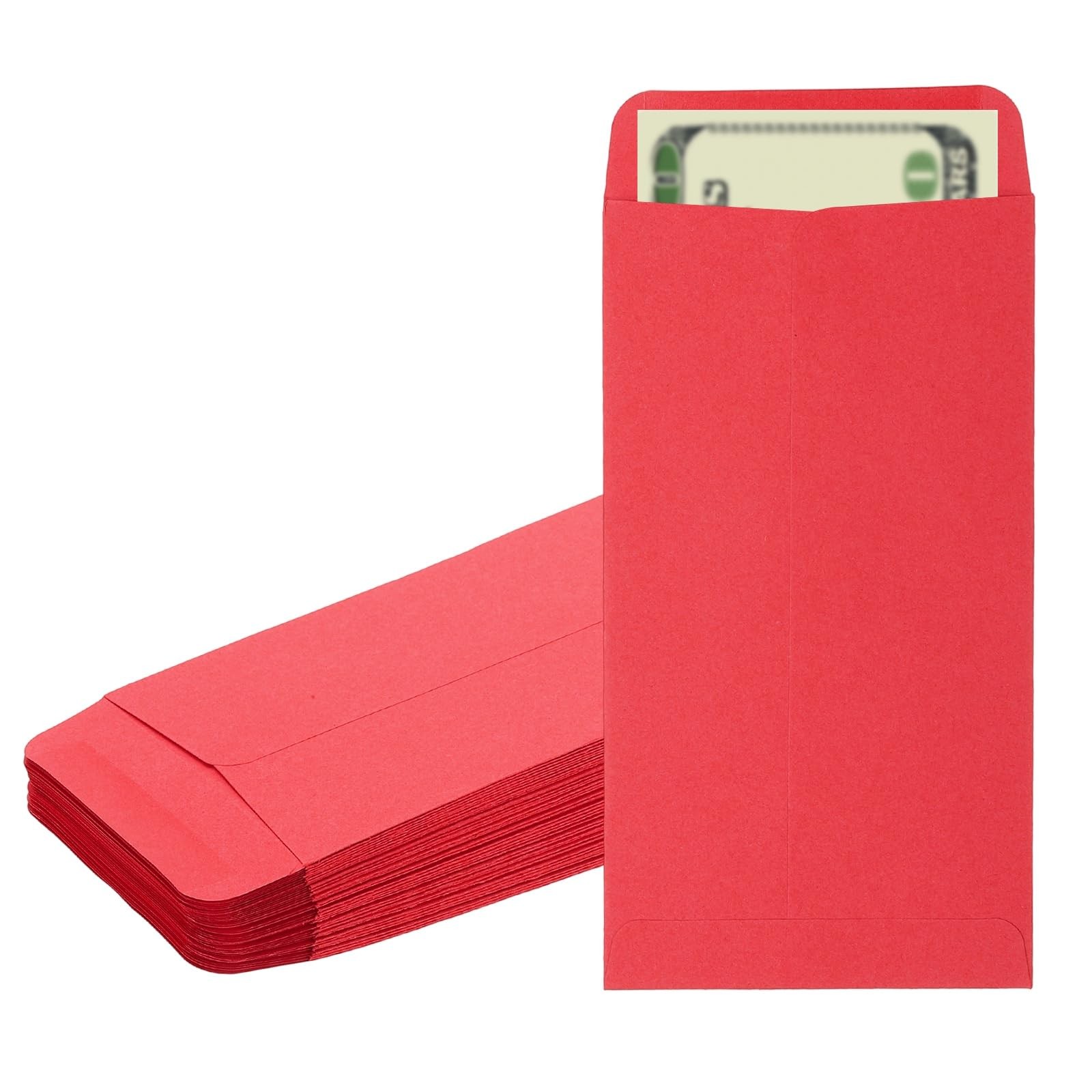 Money Envelope, 50 Pack 6.5″ x 3.5″ Cash Envelopes Money Holder Bags Budgetin…
