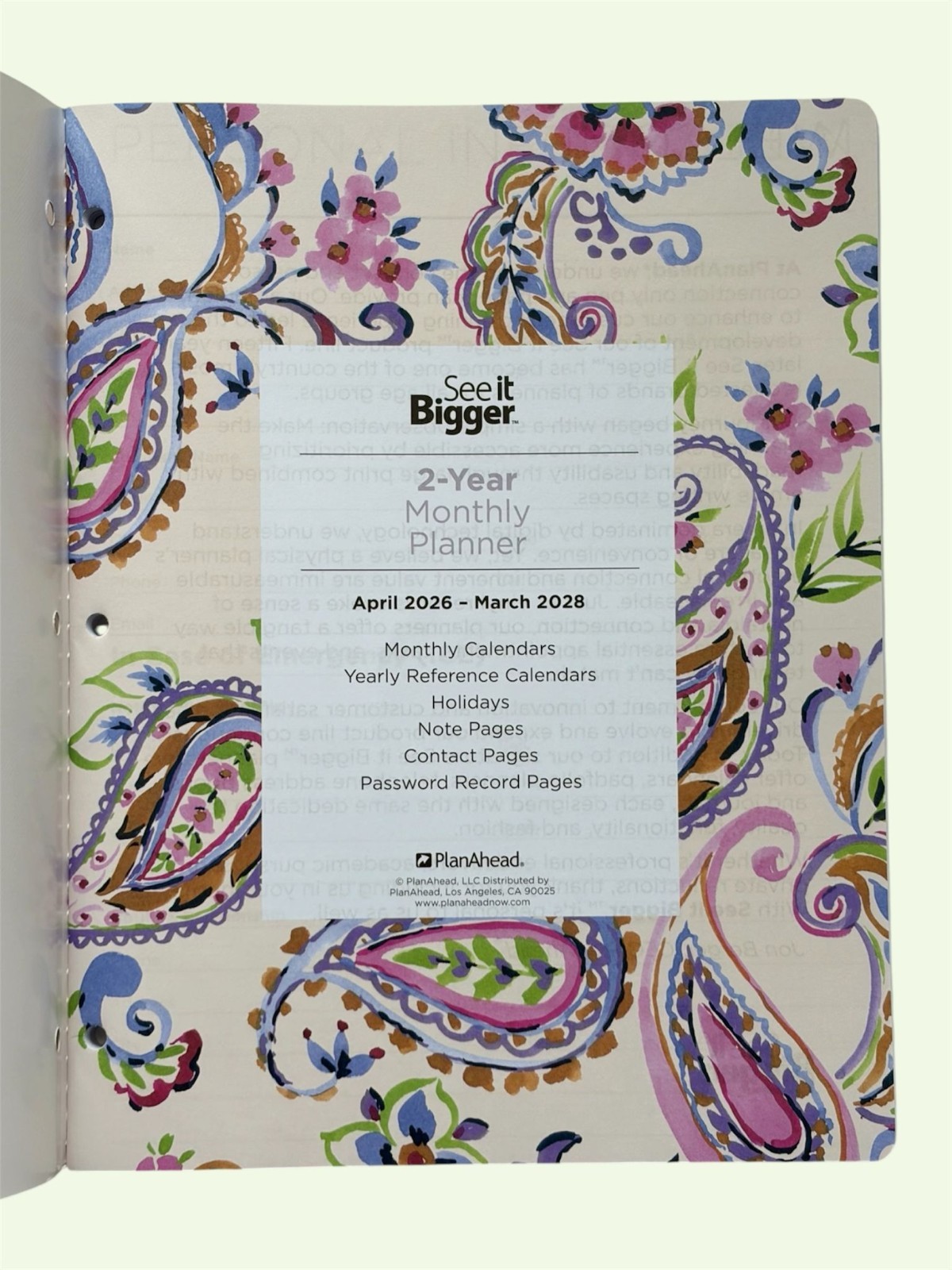 See It Bigger Plan-Ahead 2 Year Monthly Large Planner (Apr 2026 – Mar 2028)