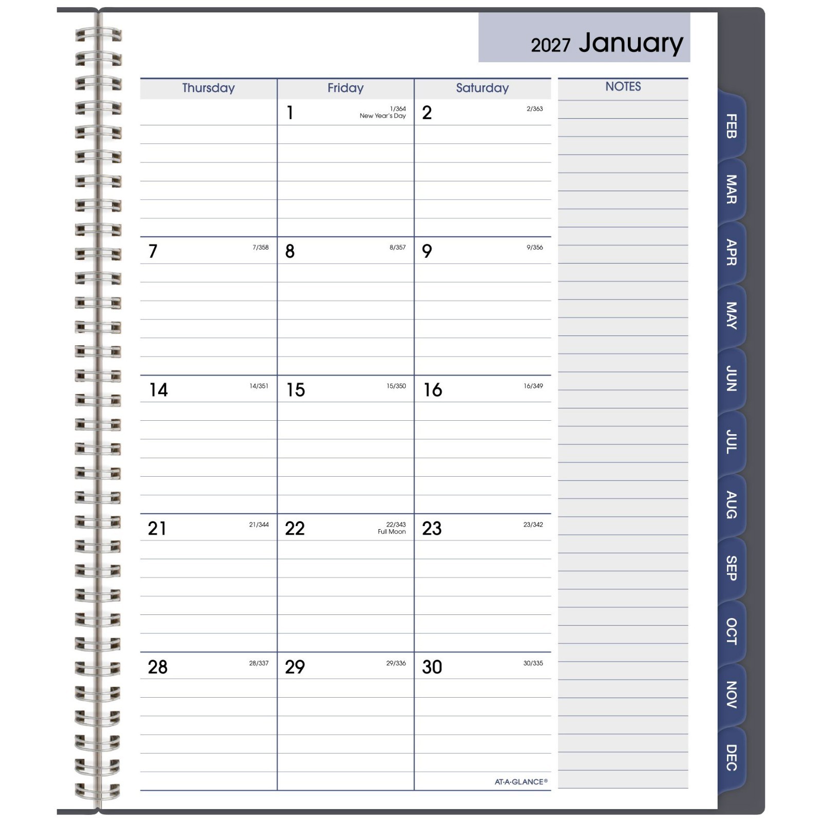 2026 At-A-Glance DayMinder GC470-07 Monthly Planner, 8-1/2 x 11″