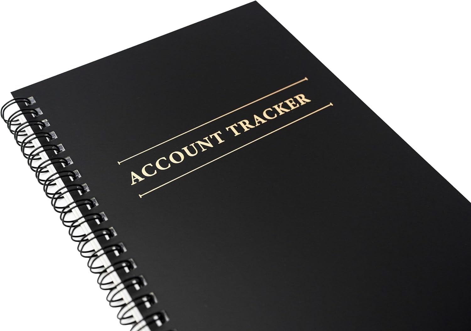 1 Pack Expense Tracker Ledger Book- Finance Black – 1 Pack, – 1