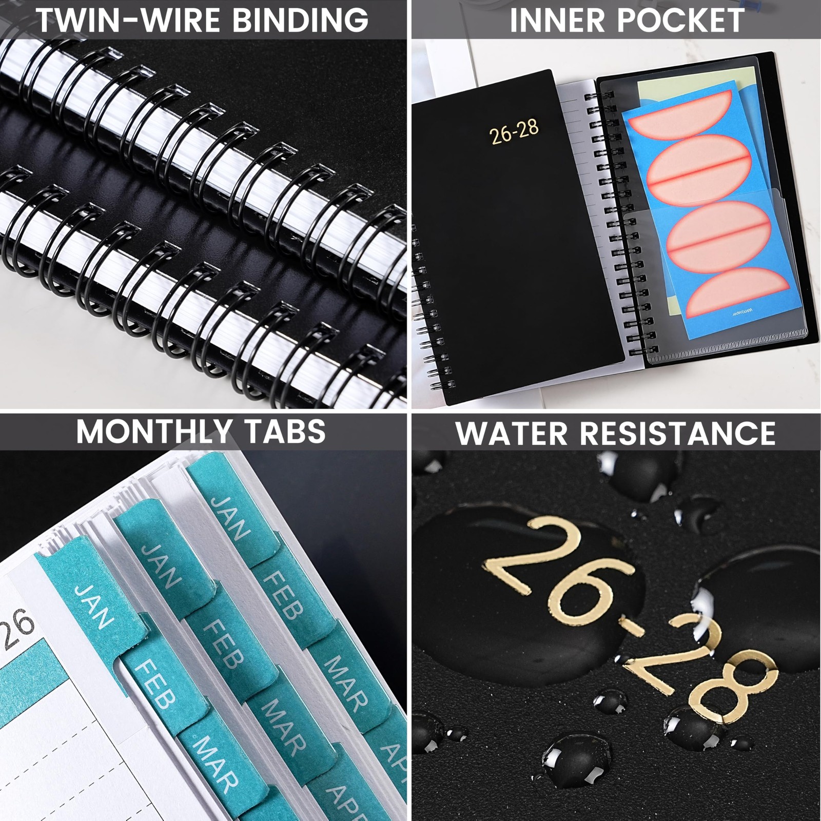 2026-2028 Pocket Calendar/Planner – 3 Year Monthly Pocket Planner 2026-2028 f…