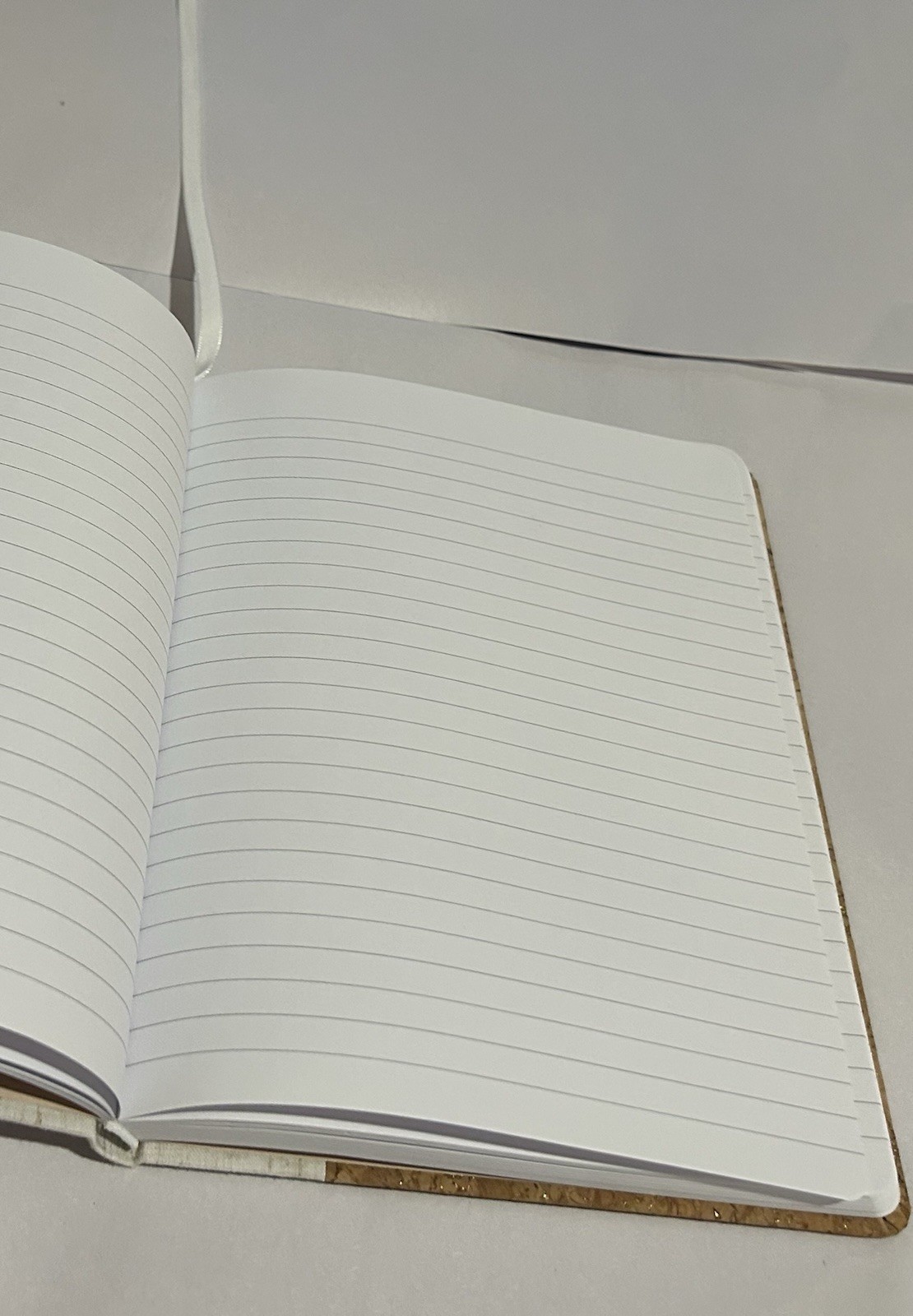New Hardcover Journal Cork and Cardboard Page Marker 200 Lined Pages Vietnam