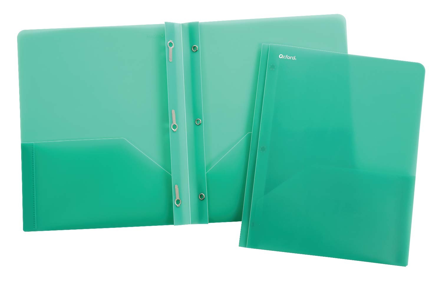 Translucent Two-Pocket Poly Portfolios, Assorted Colors, Letter Size, 25 per …