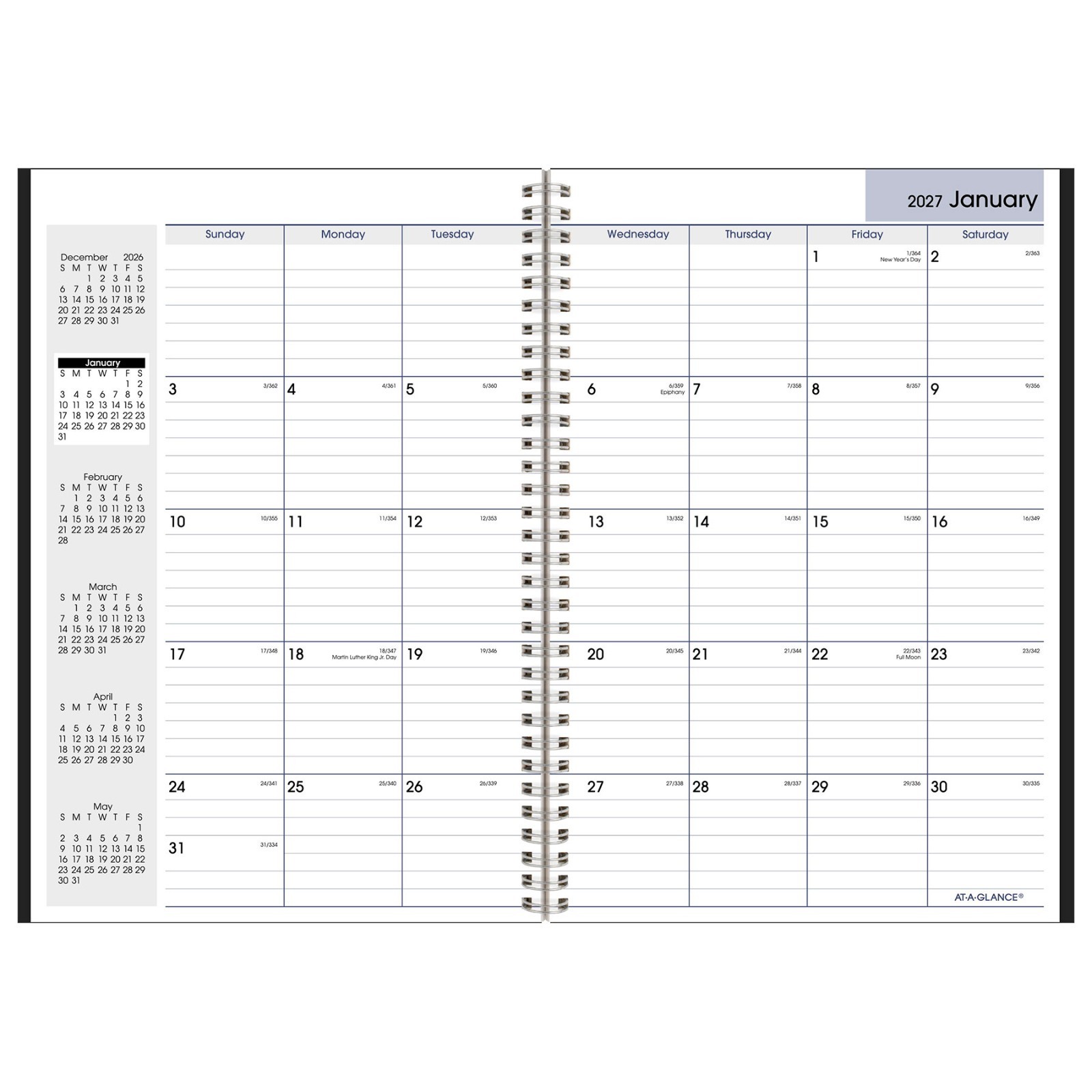 2026 At-A-Glance DayMinder SK2-00, Monthly Planner, 8 x 12″