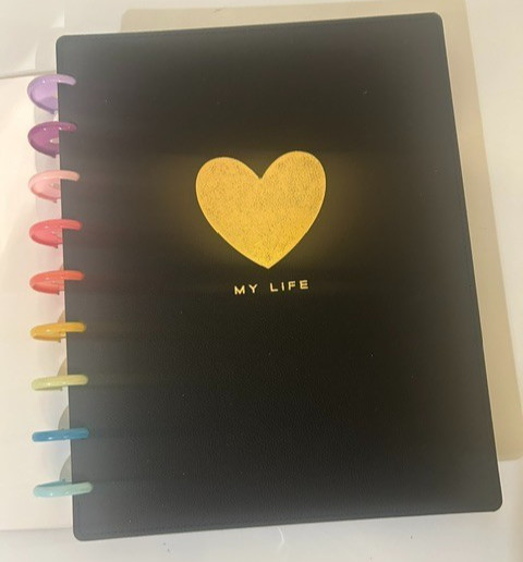 Happy Planner Classic Premium Cover Vertical Planner Undated 12 Month My Life