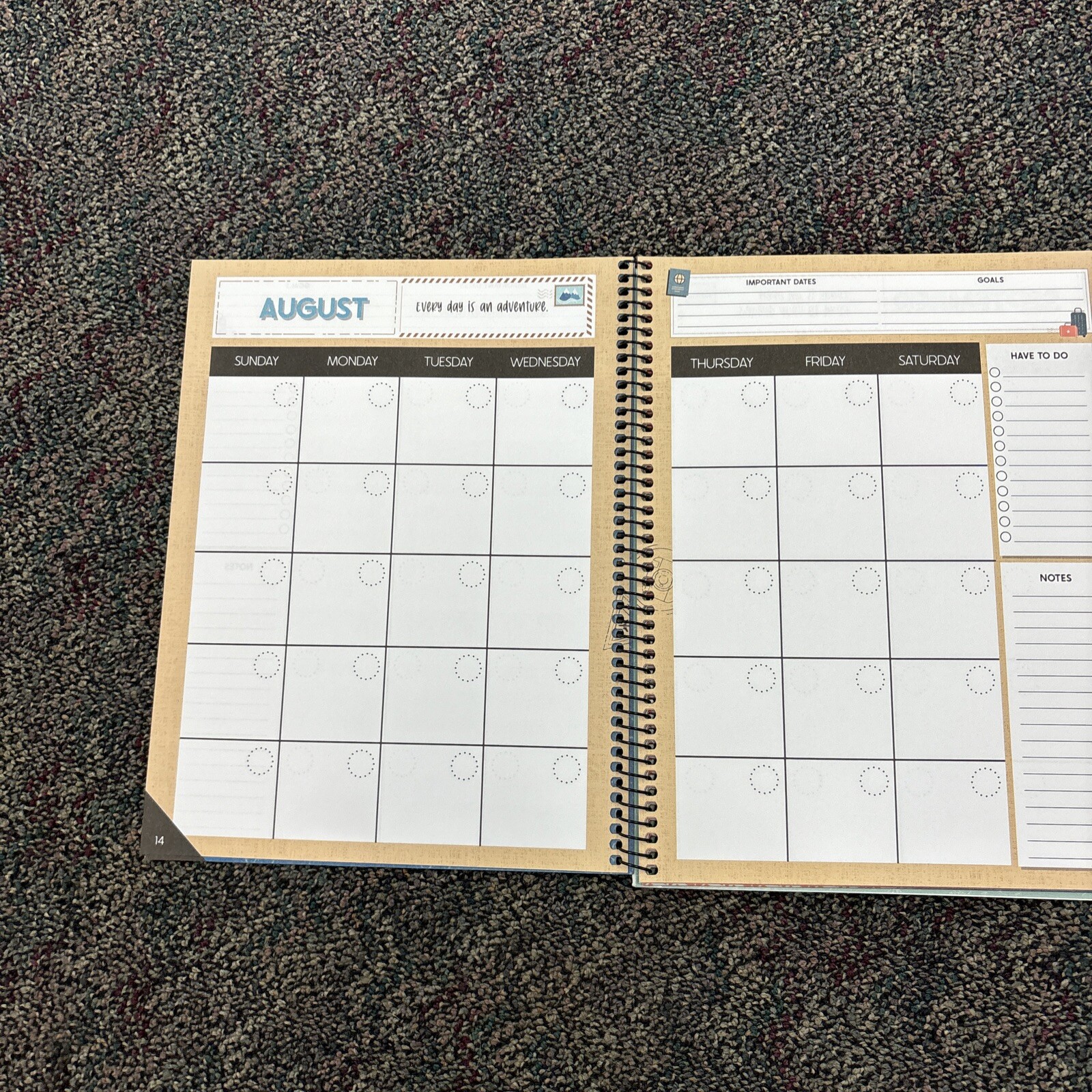 12 Month Teacher Planner W/Stickers & Tabs, Teachers Make A World Of Difference