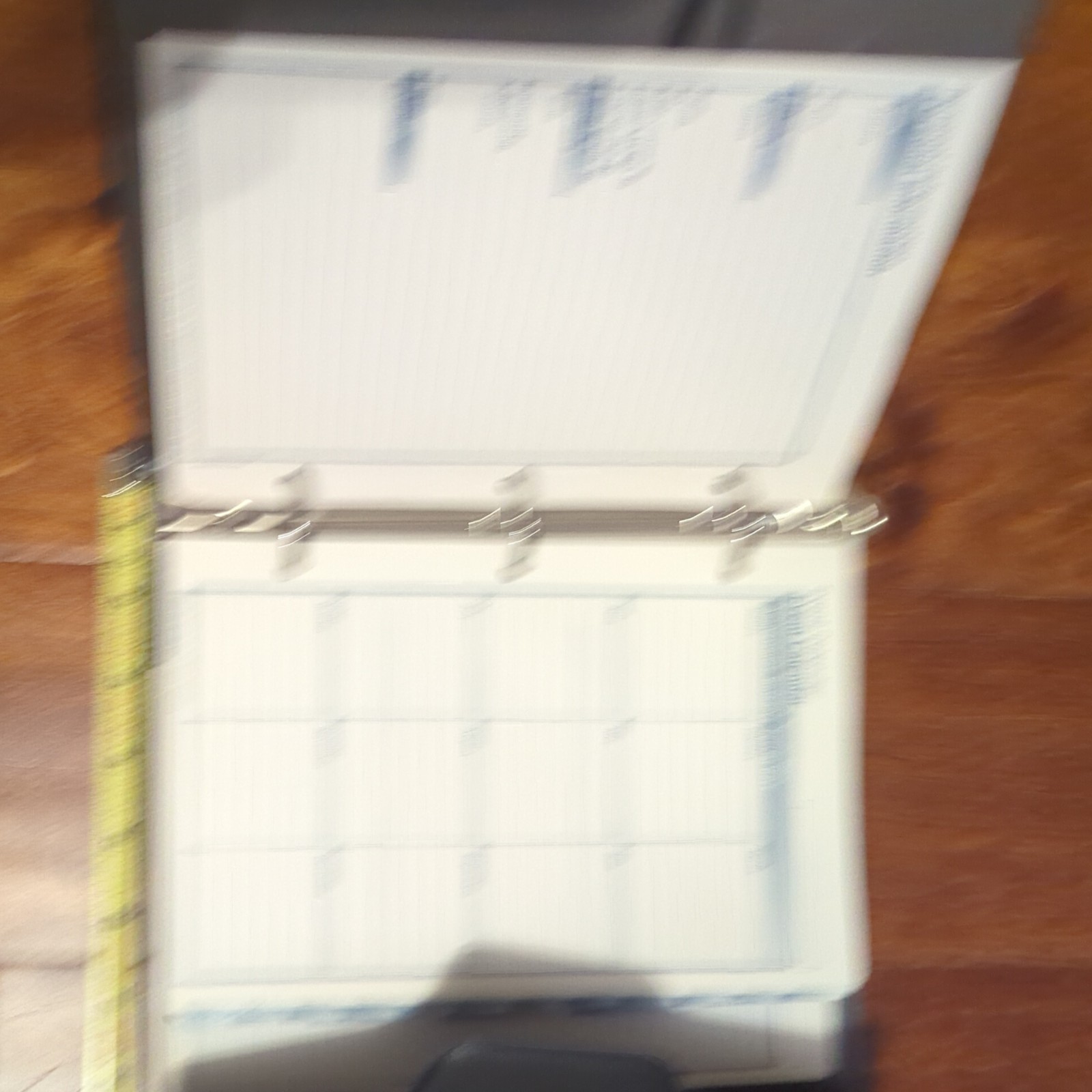 Vtg DAY RUNNER 3 Ring Fact Centre Planner Organizer Binder Vinyl Cover