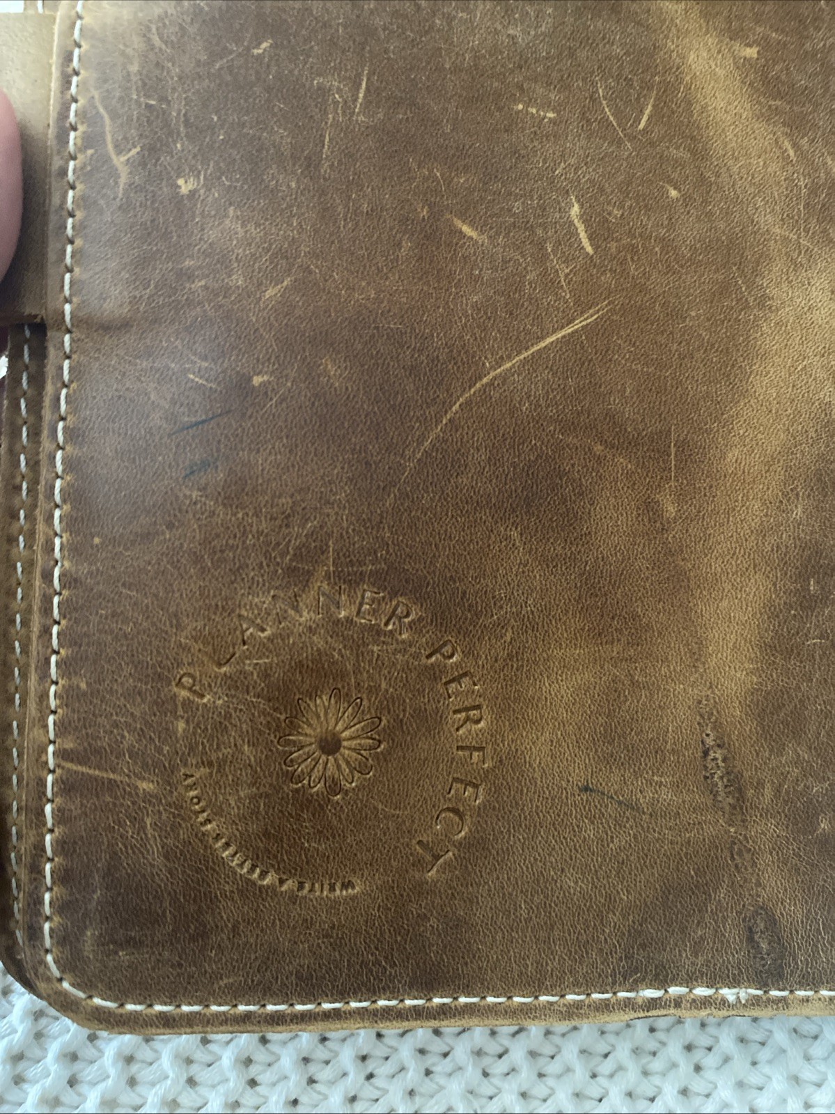 Planner Perfect Out and About Wide Travelers Notebook Planner Brown