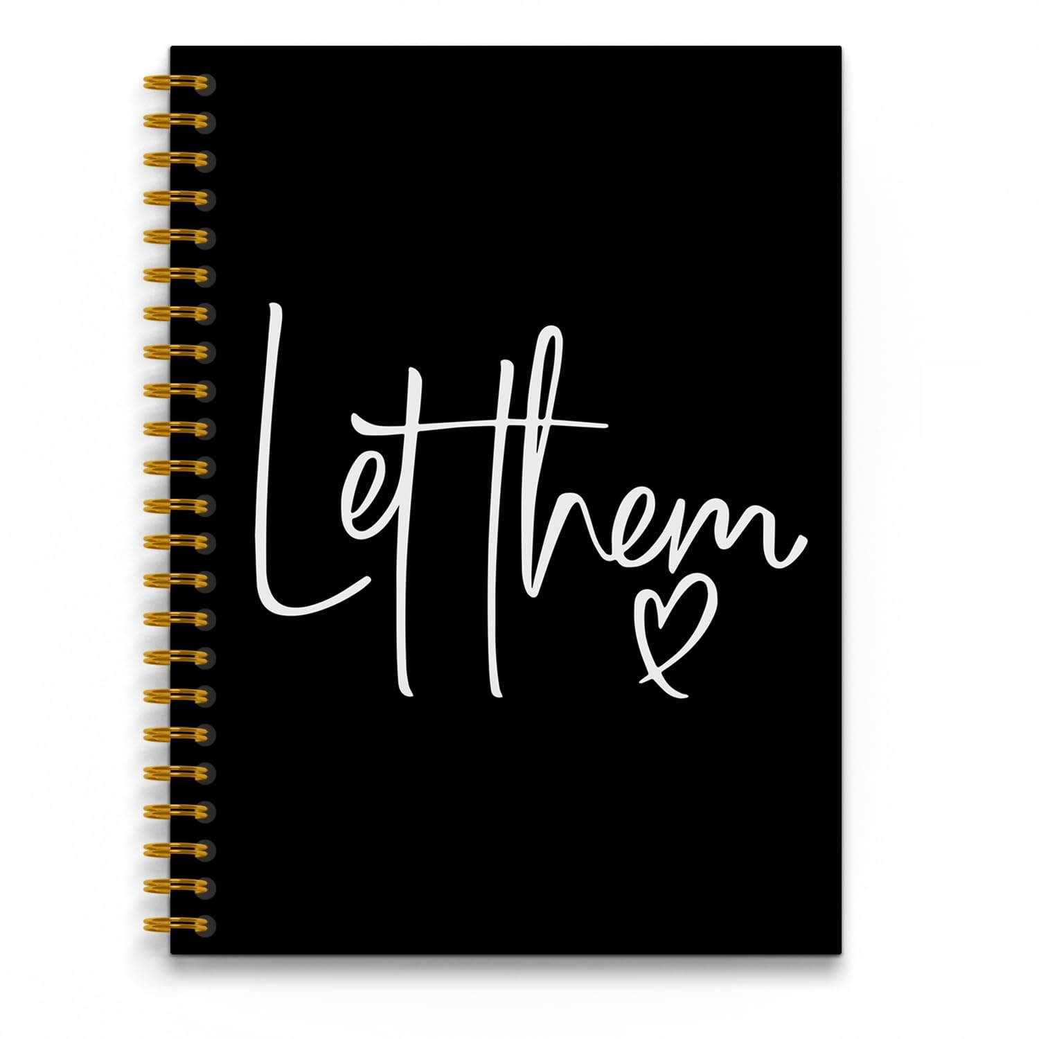RUNMESS Let Them Hardcover Notebook Journal, Mental Health Journals for Black