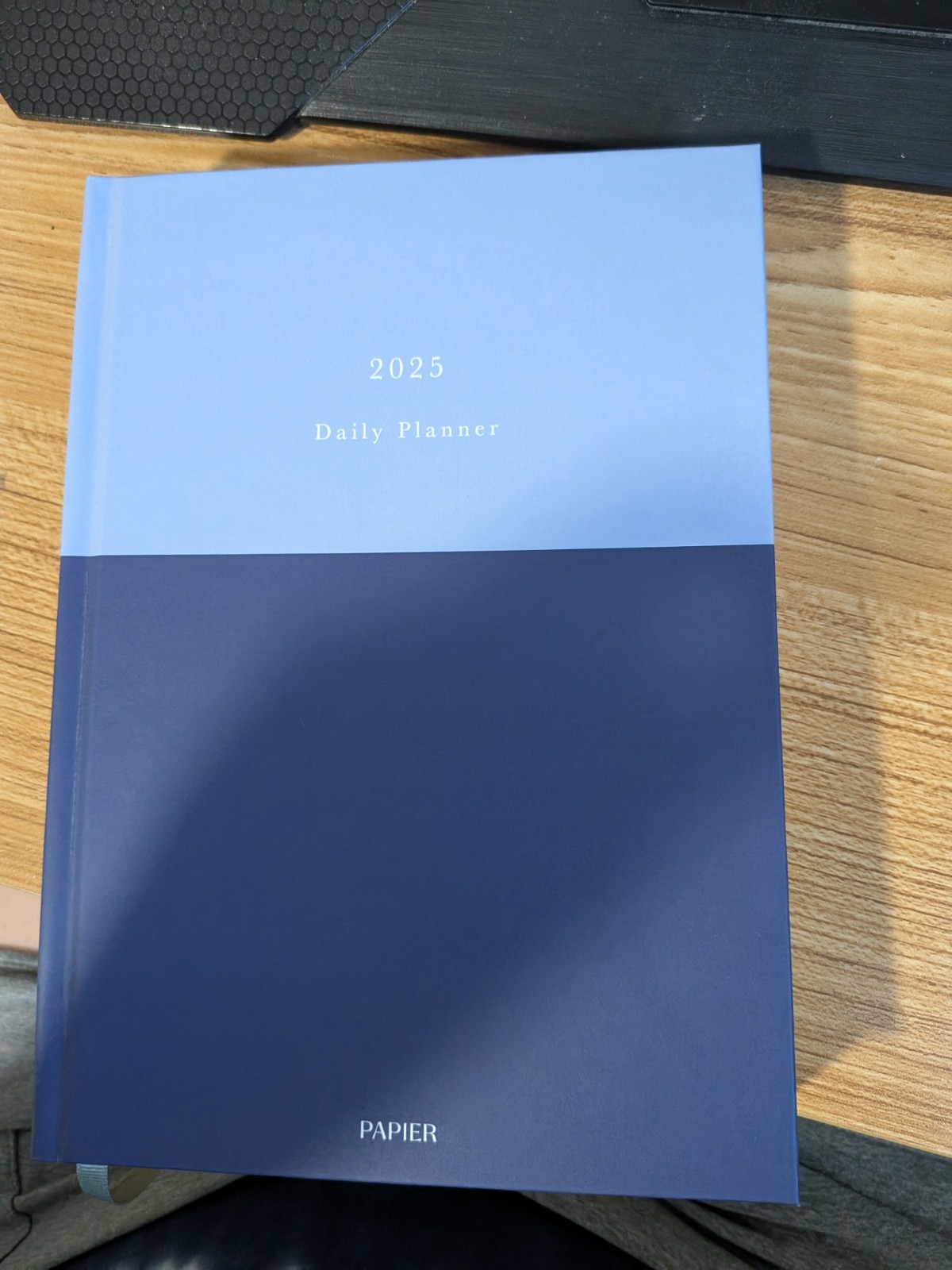 Papier Daily Planner – UNDATED- Hardcover -Blue – Brand New