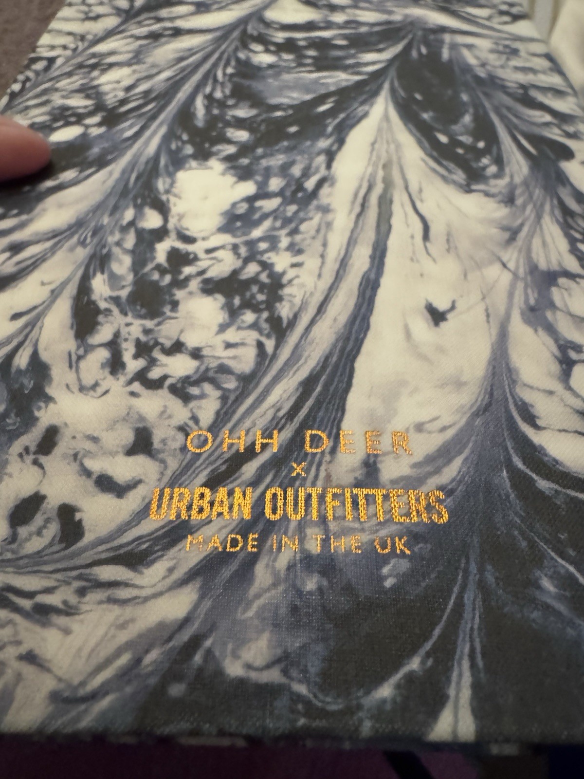 Urban Outfitters Ohh Dear Marble Ink Daily Planner