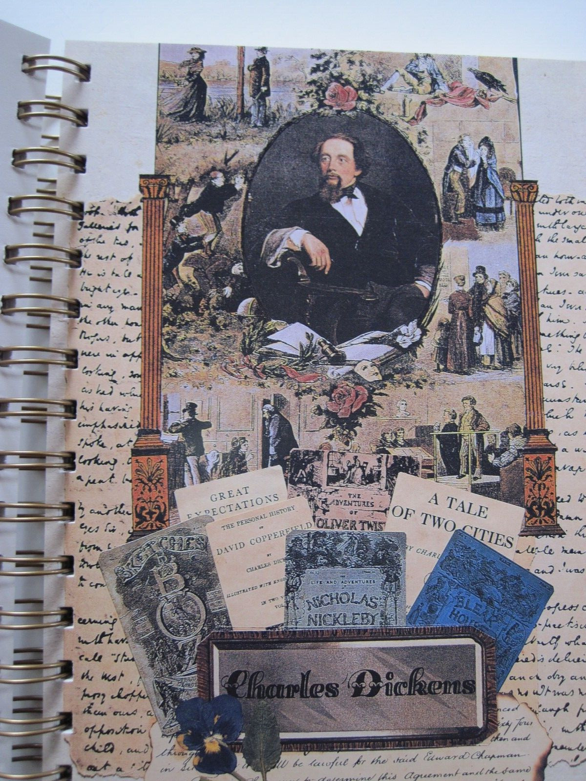 Galison Reader’s Journal Hard Cover Spiral Bound Quotes Book Notes 1998