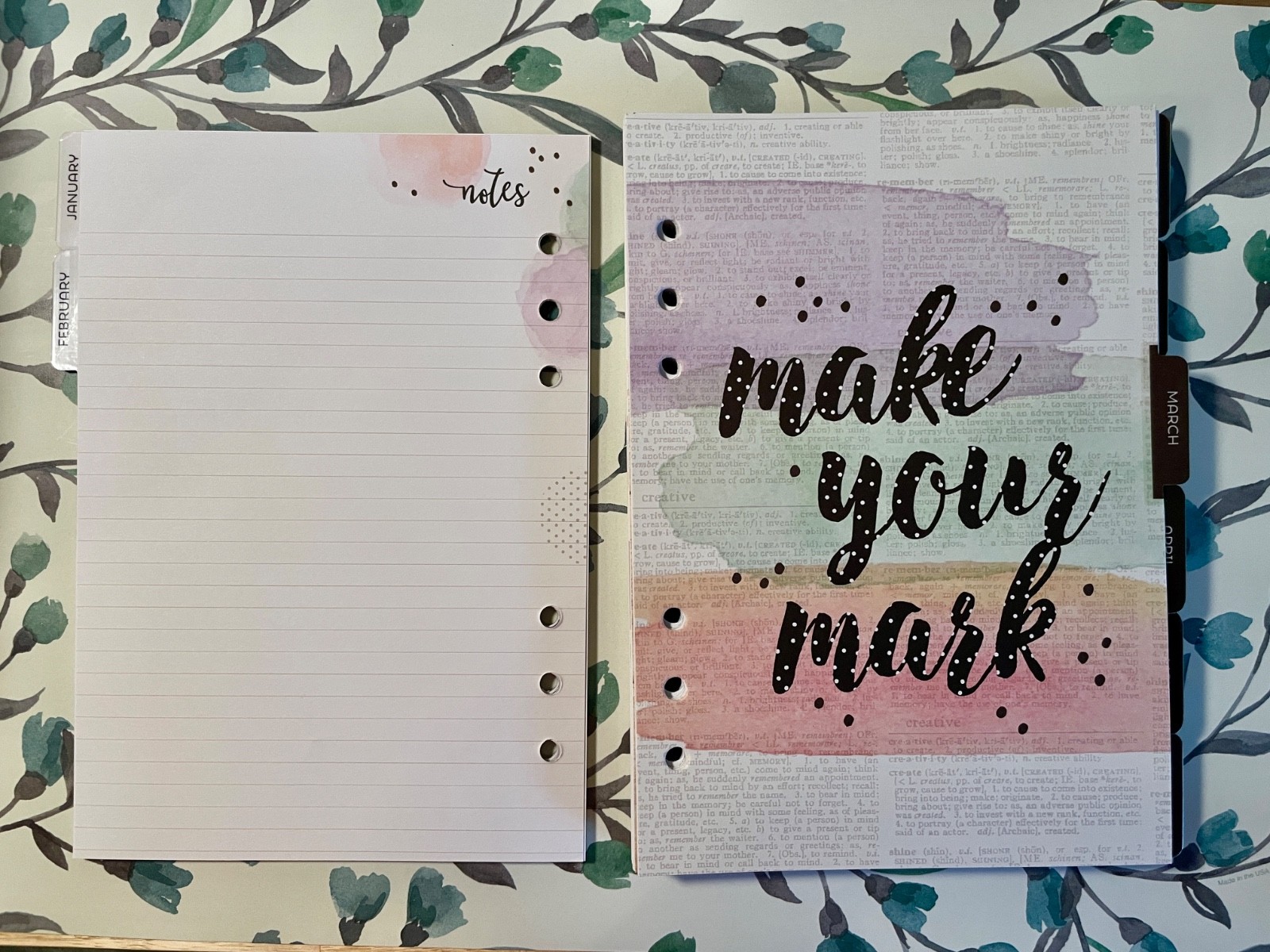 Carpe Diem Undated A5 Planner Inserts – Choose Joy