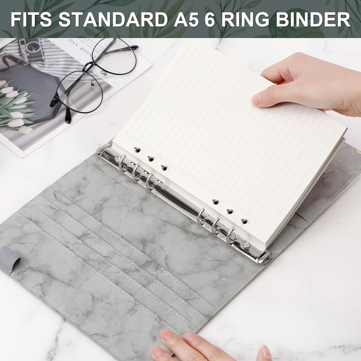 Flexible A5 Daily Planner Sheets – 160 Loose Leaf Inserts for Goal Setting