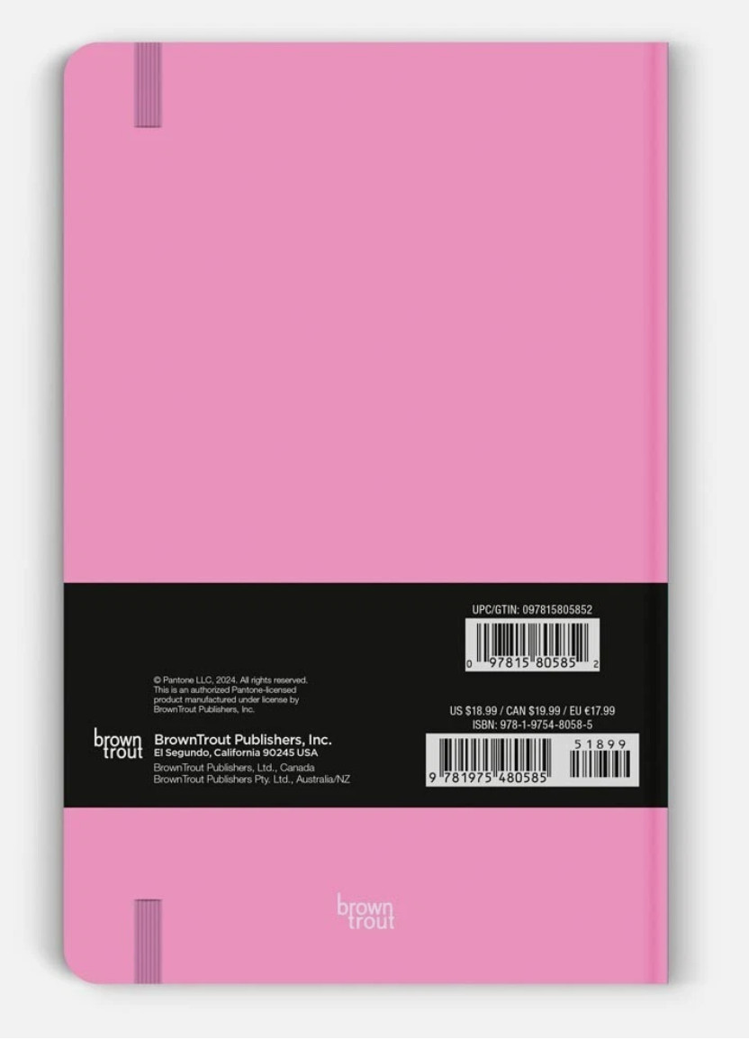 Pantone OFFICIAL | 5.25×8.25″ Lined Compact Journal 2 Red 1 Green 1 Lilac set