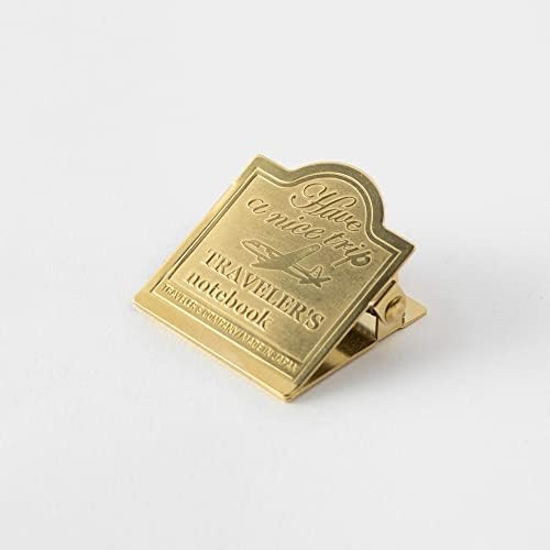TRAVELER’S COMPANY TRC Solid Brass Clip Airplane 43090006 Japan Notebook New
