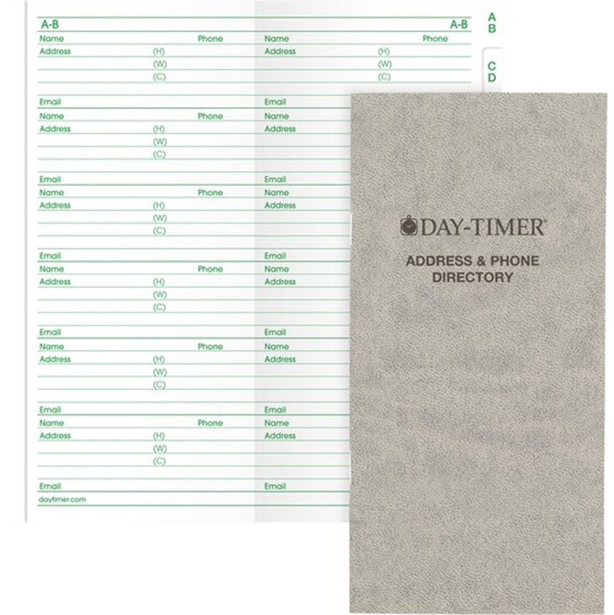 Day-Timer Jan-Dec2027, 2-Pg/Day INDEXED Planner PKT 3-1/2 x 6-1/2″ EXTRAS