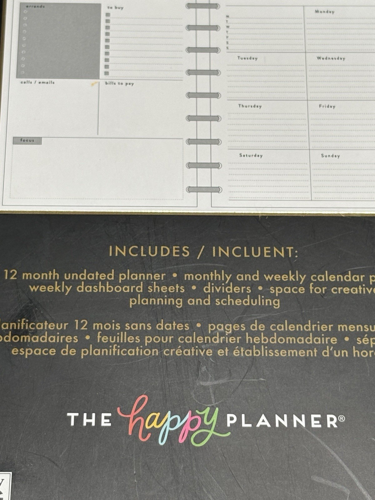 Happy Planner Undated Disney Princess Magic Begins Within Planner NOS