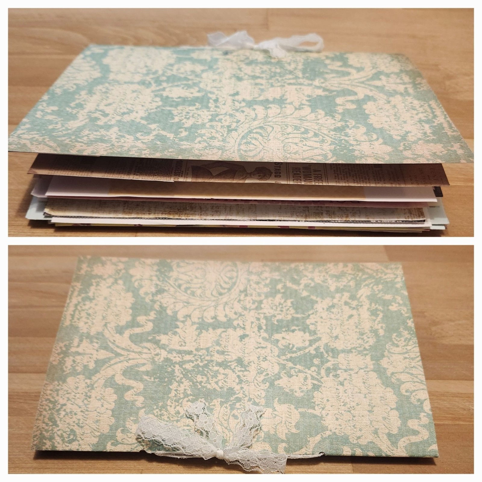 Junk Journal Handmade 90 pages 6×9