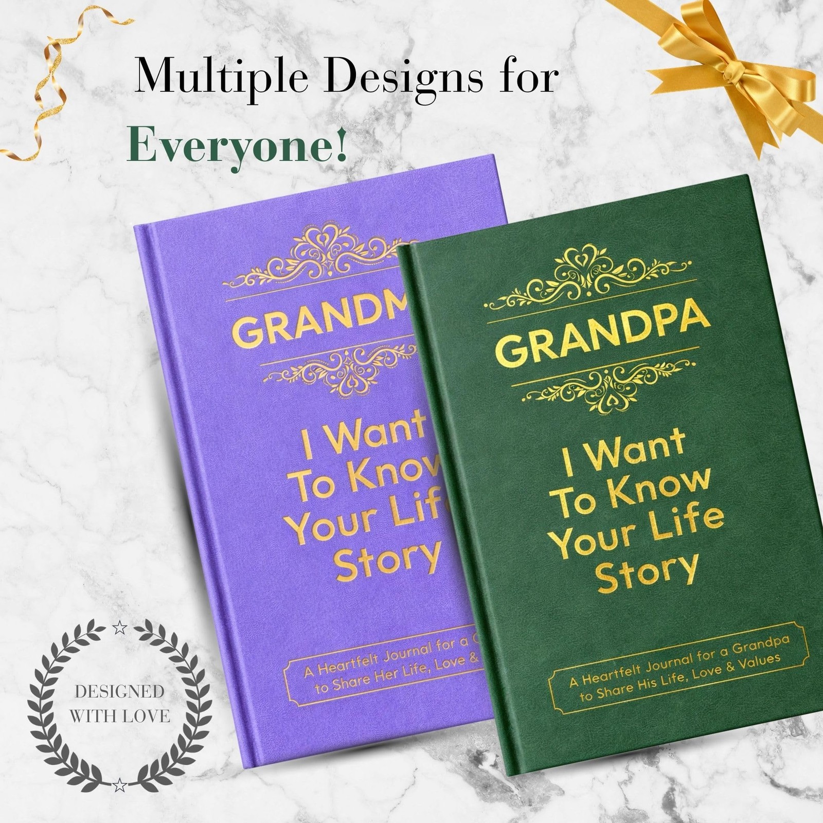 Grandpa Gifts, I Want to Know Your Life Story Leather Journal (Hardcover): Ke…