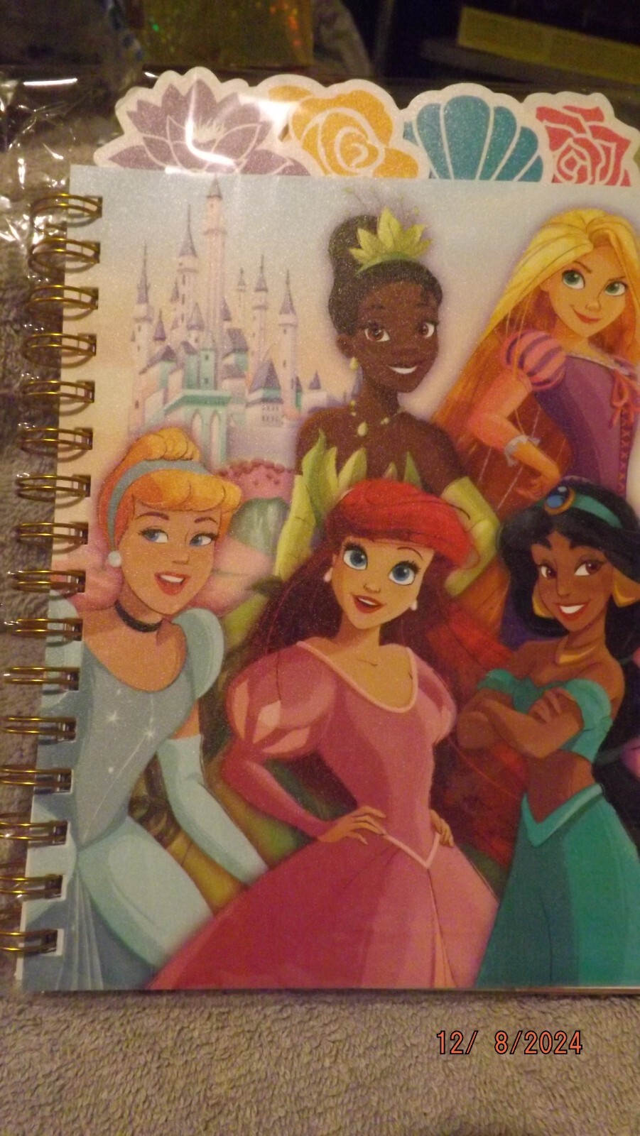 Disney Princess Tabbed Journal- 96 Sheets-New