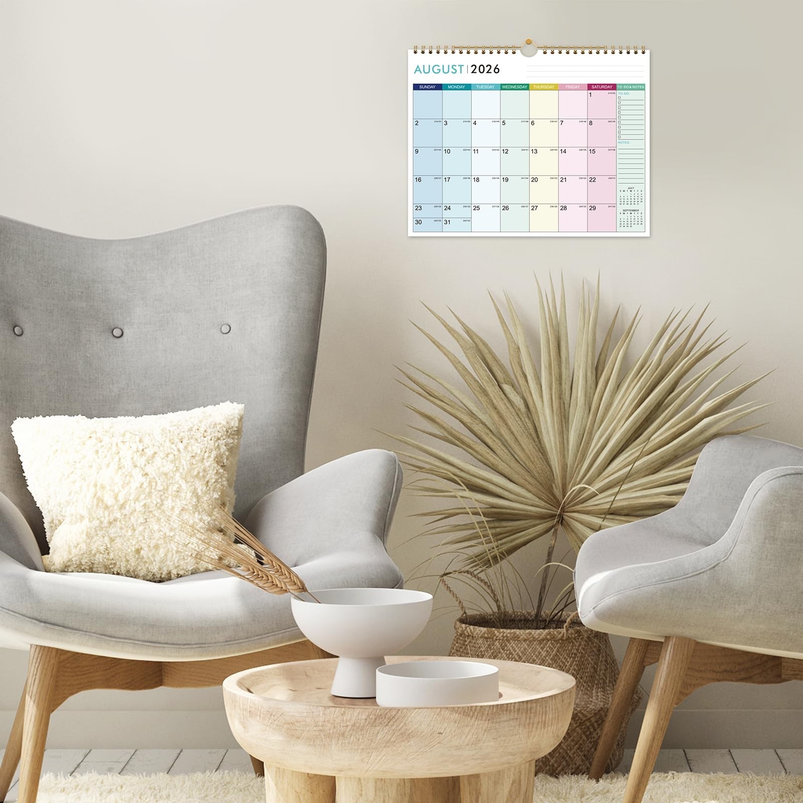 Calendar 2026-2027 – Wall Calendar 2026-2027, Jul.2026 – Dec.2027, 11″ x 8.5″…