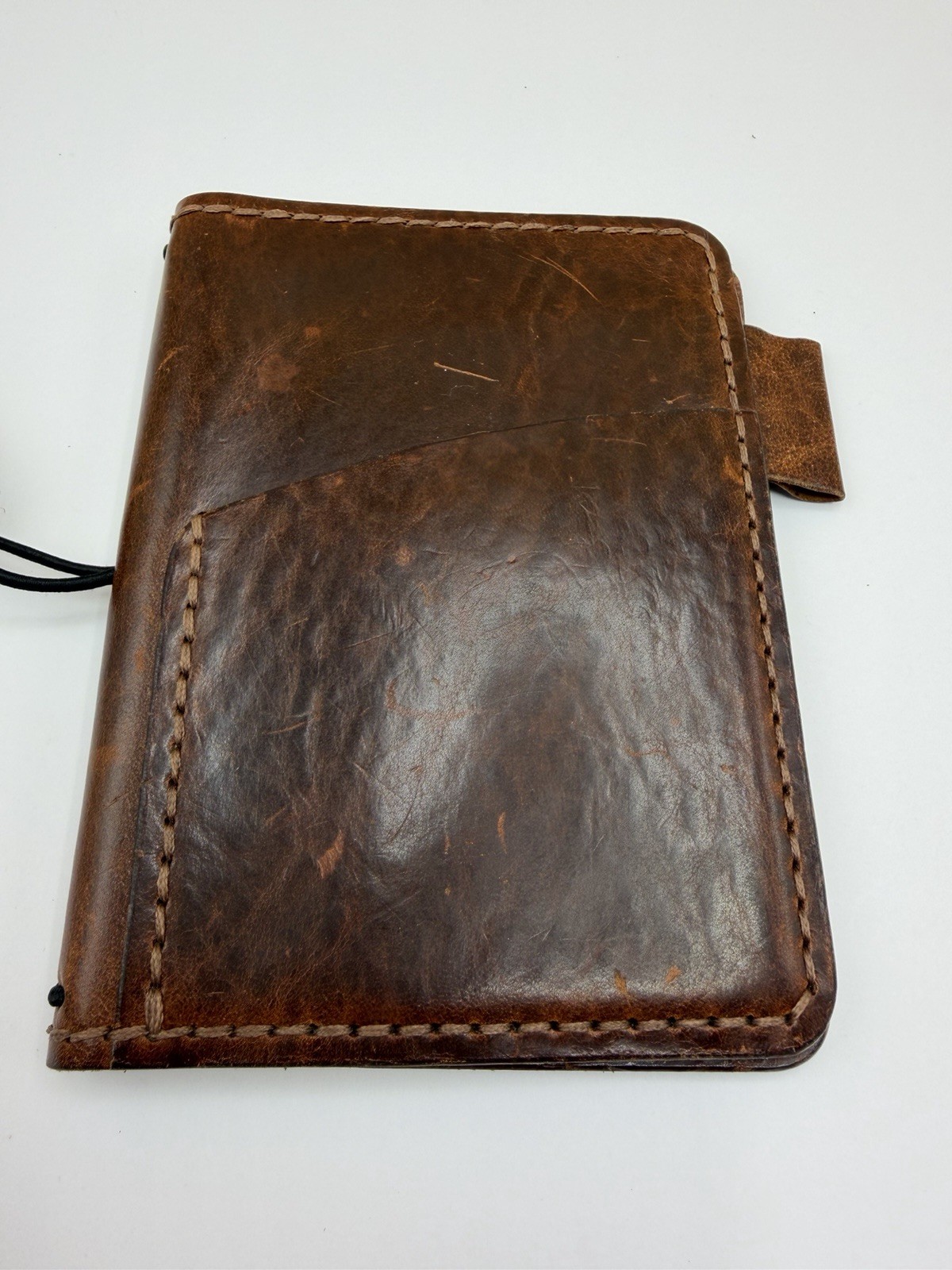Planner Room Brown Leather Traveler’s Notebook Cover For 3.5 x 5 Pocket Size