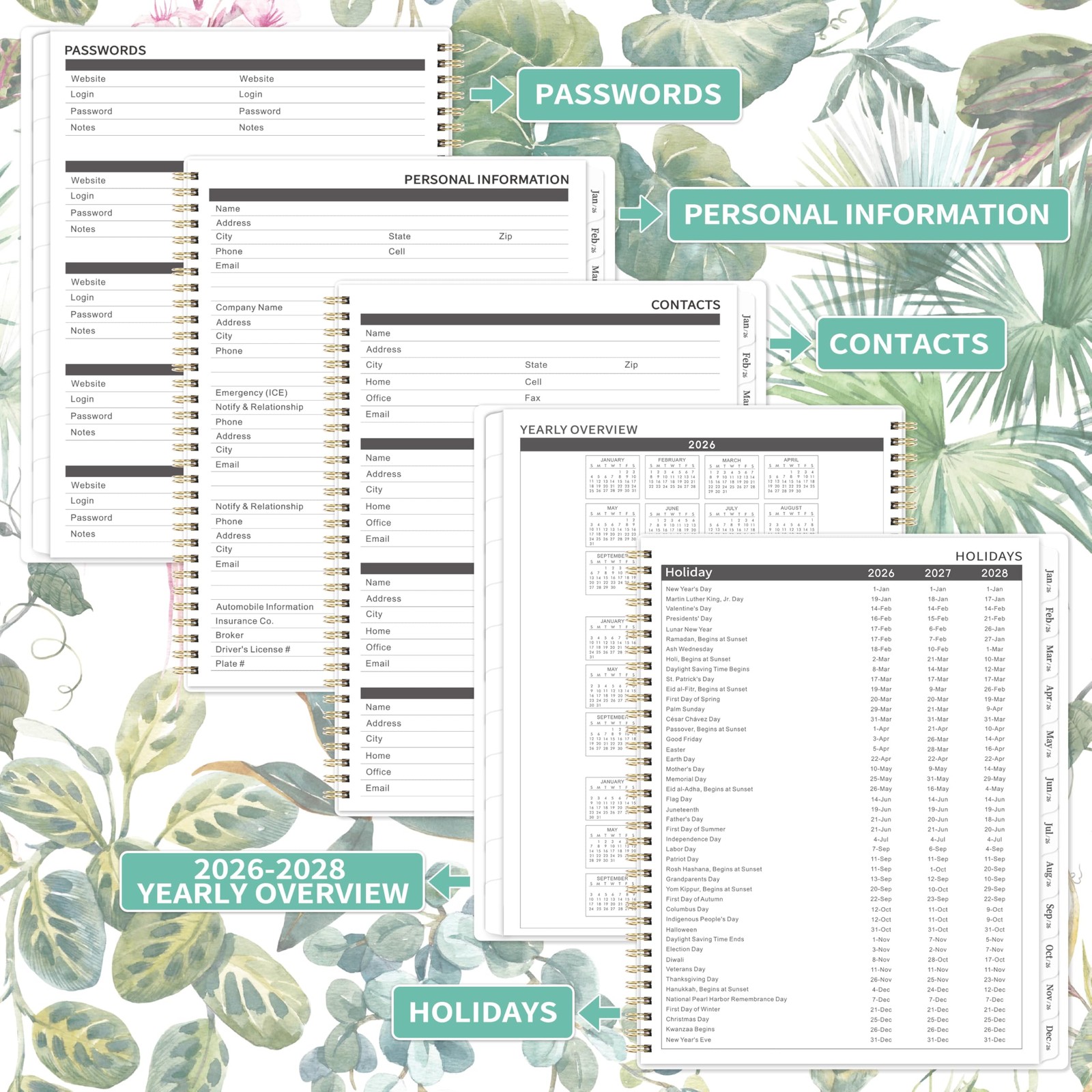 2026-2027 Monthly Planner/Calendar – Jan. 2026 – Dec. 2027, Monthly Planner 2…