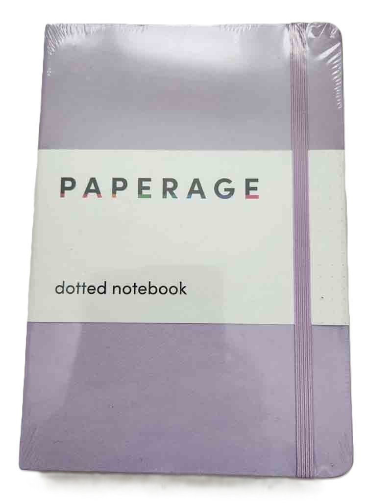 PAPERAGE Dotted Journal Notebook, (Lavender), 160 Pages, Medium 5.7 in X 8 in –