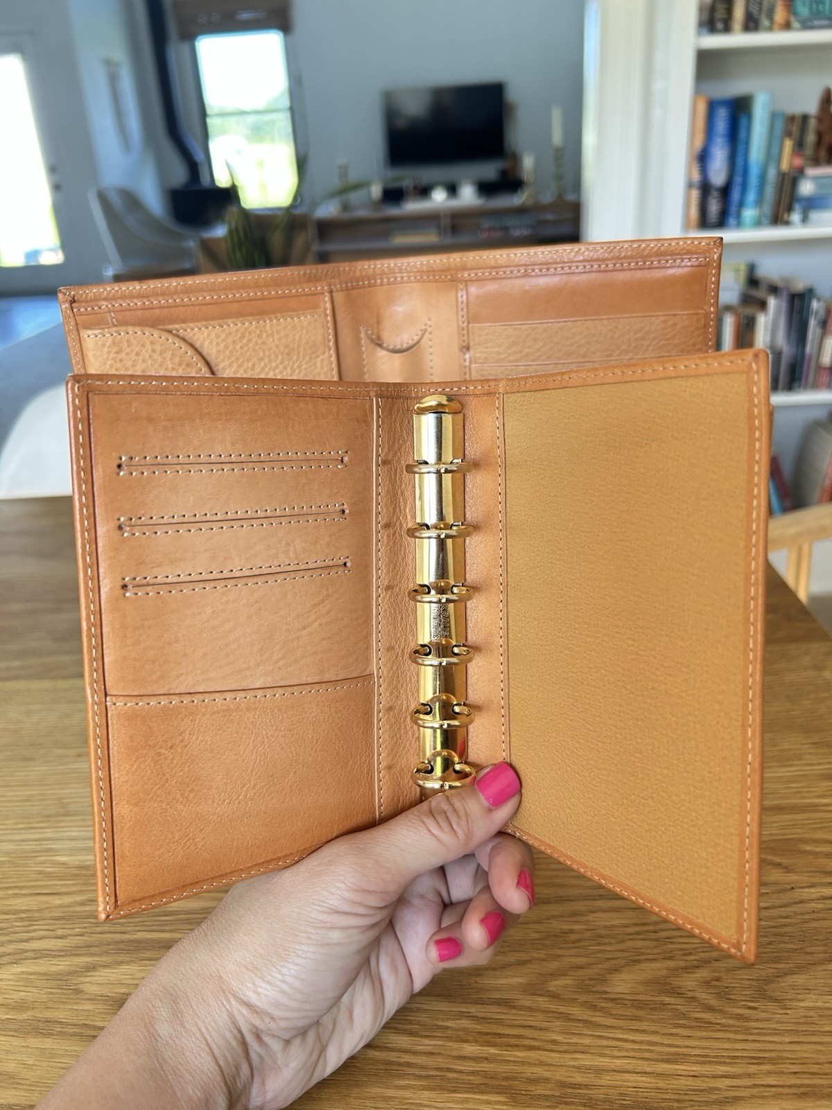 Gillio Firenze Pocket Mia Cara Undyed Epoca Leather with Amica Misprint