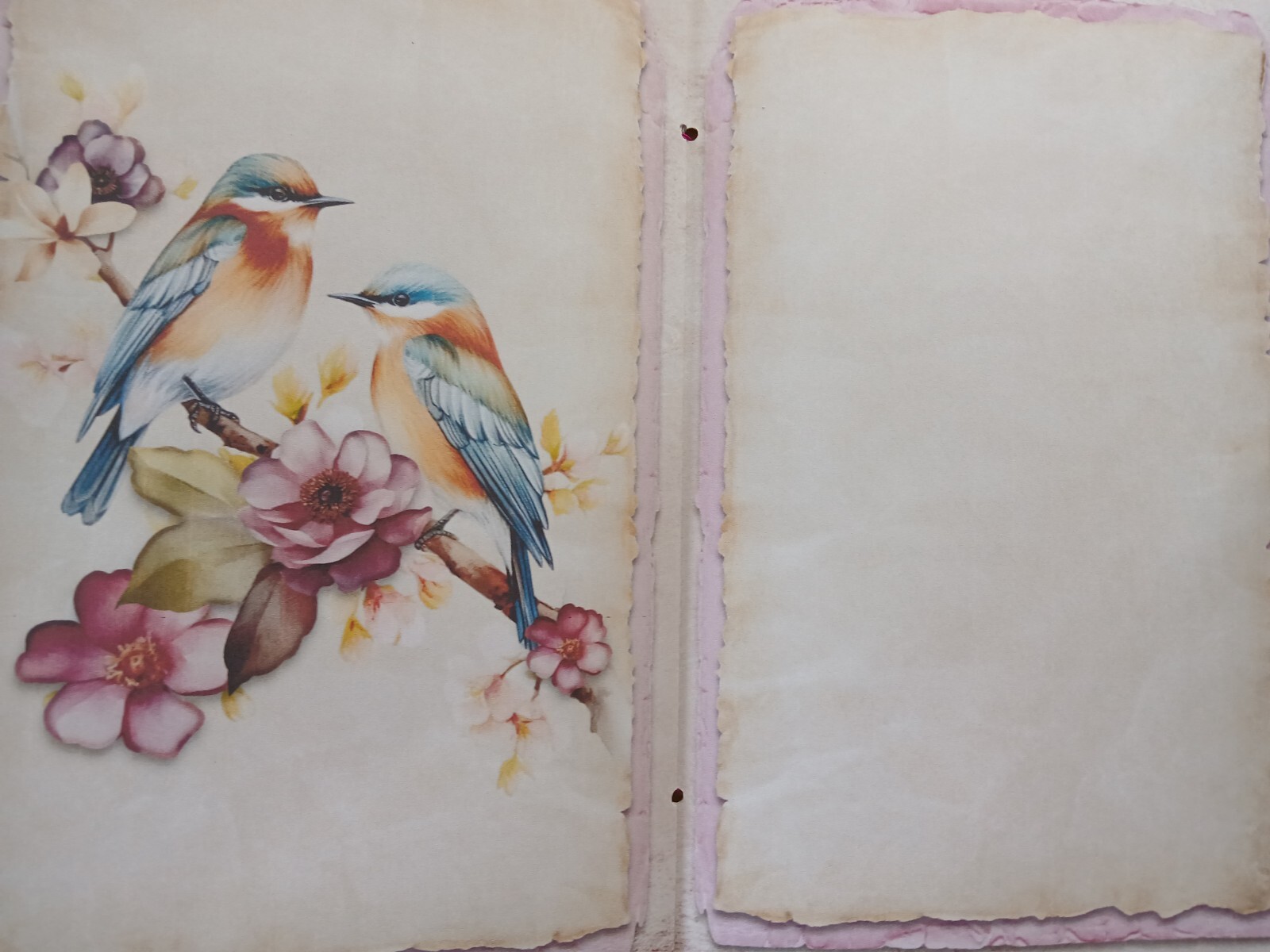 Junk Journal Booklet “Faith” Scripture Quotes Florals Ephemera, Cards, Pockets+