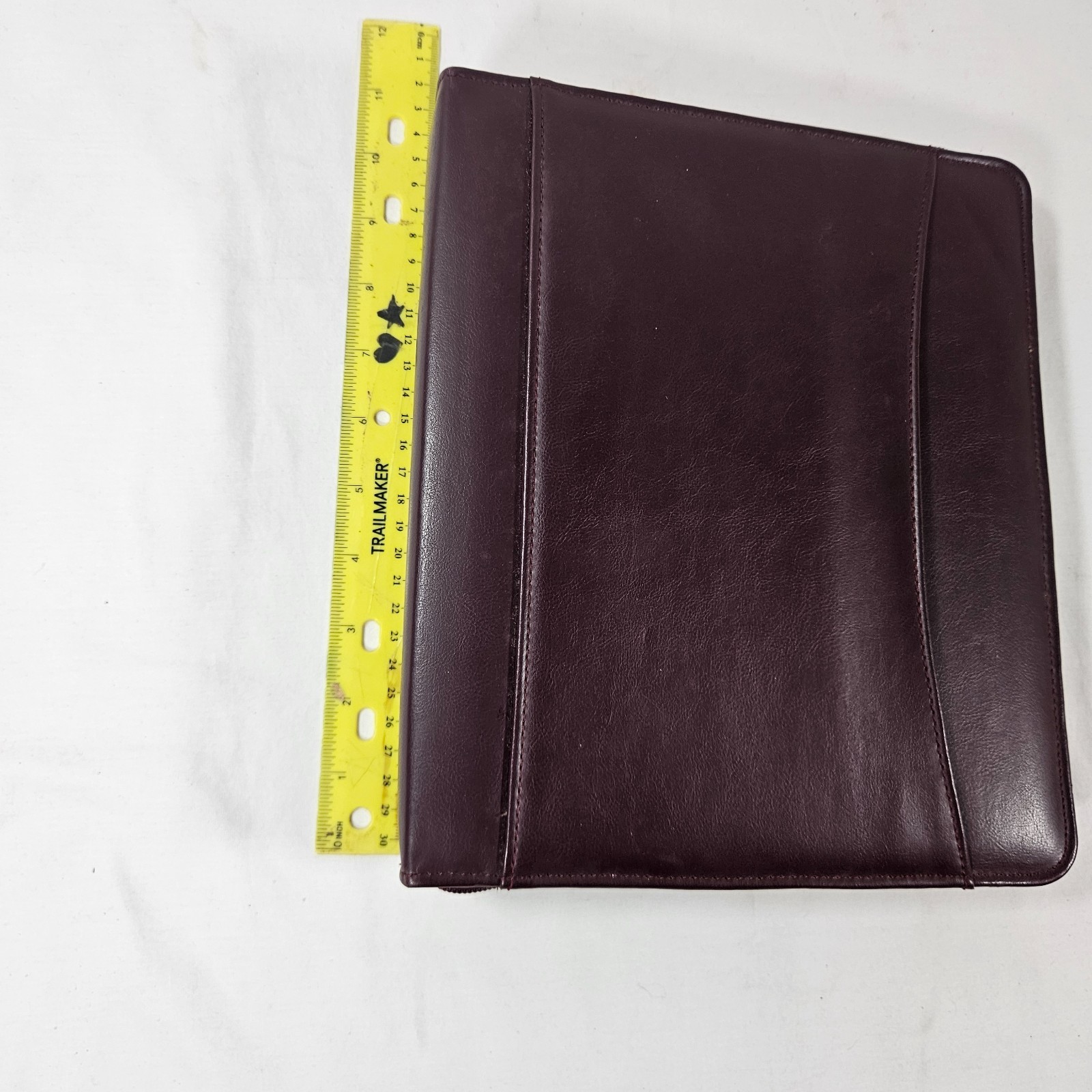 Franklin Covey Original Classic Planner Leather Zip Around Binder 7-Ring Pockets