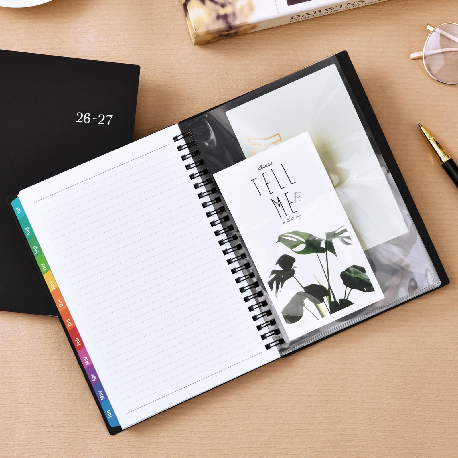 Planner 2026-2027 – Academic 2026-2027, July 2026 6.3″ x 8.4″, Black