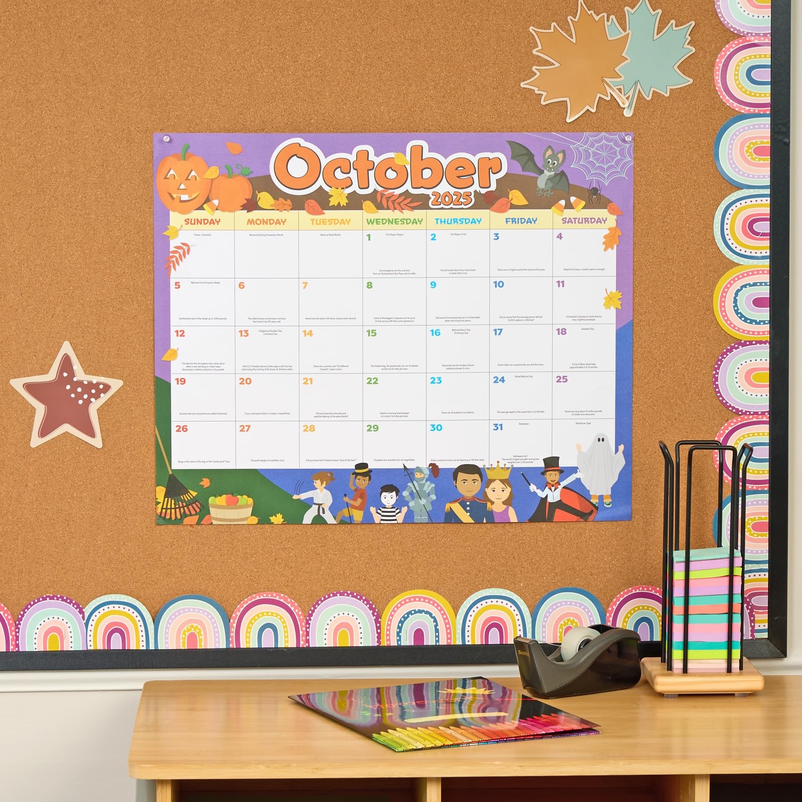Really Good Stuff Monthly Calendar Pages 2025-2026 – Primary
