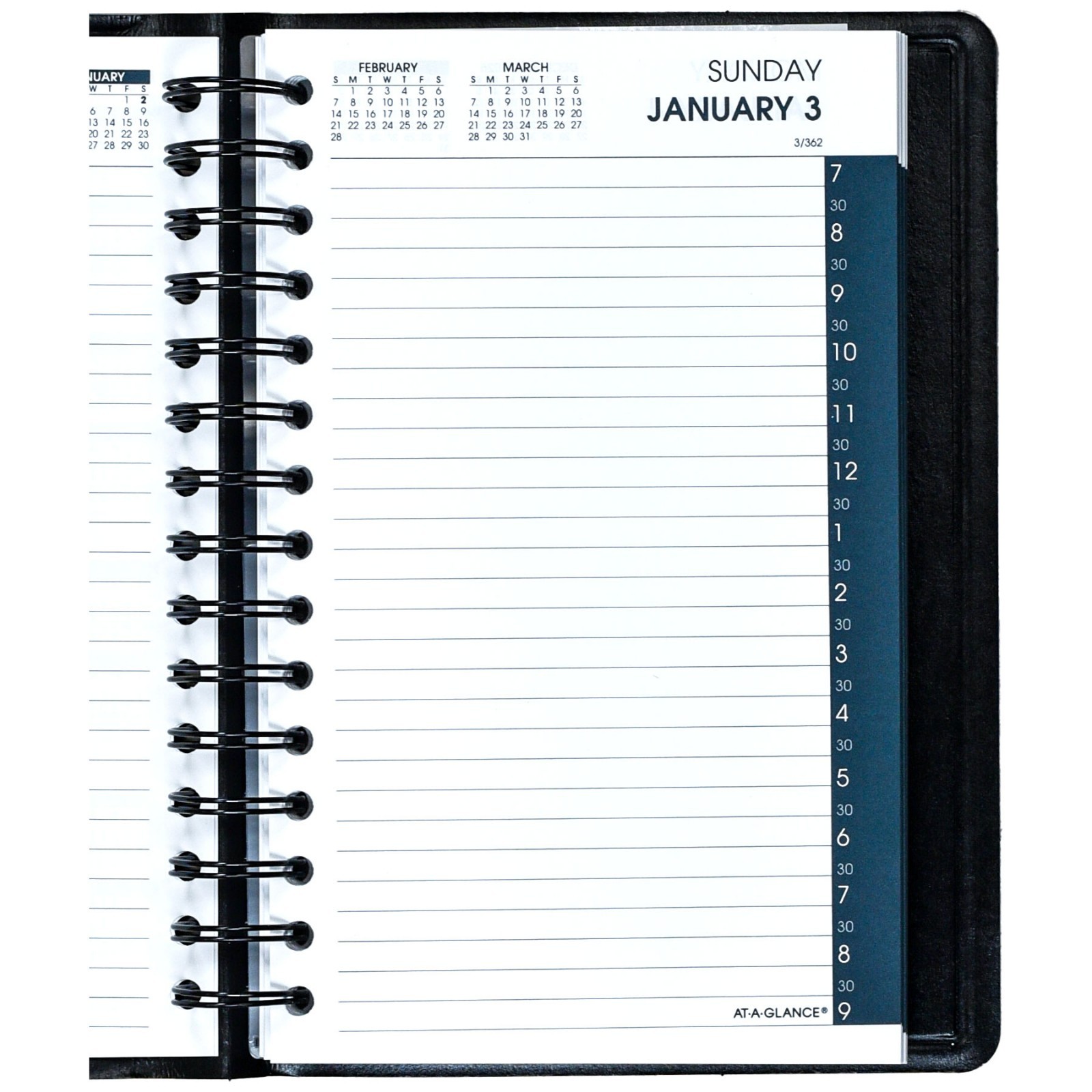2026 At-A-Glance 70-207-05 Daily Appointment Book, 5 x 8″