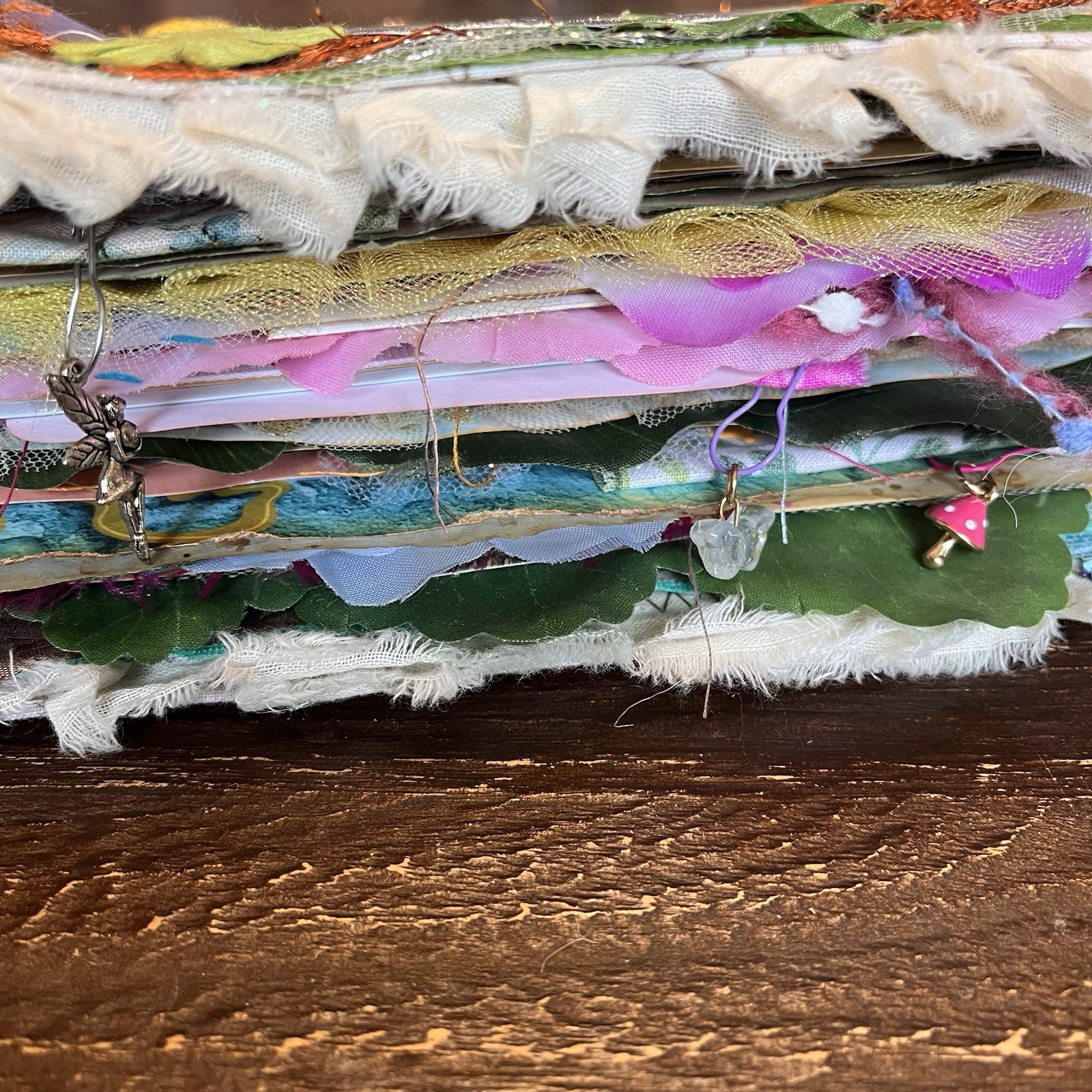 Fairy Junk Journal Grungy Floral Woodland Forest Boho Softcover 3 Signatures