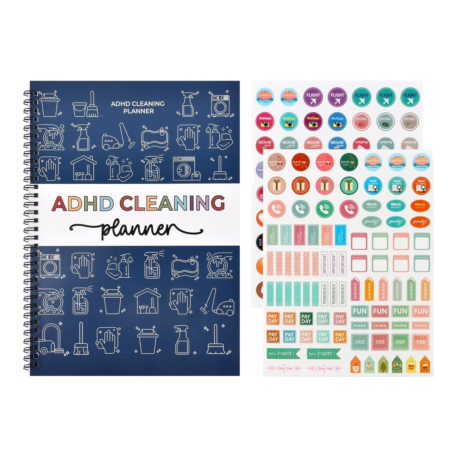 Adhd Cleaning Planner, Adhd Cleaning And Organizing Planner For Adults And