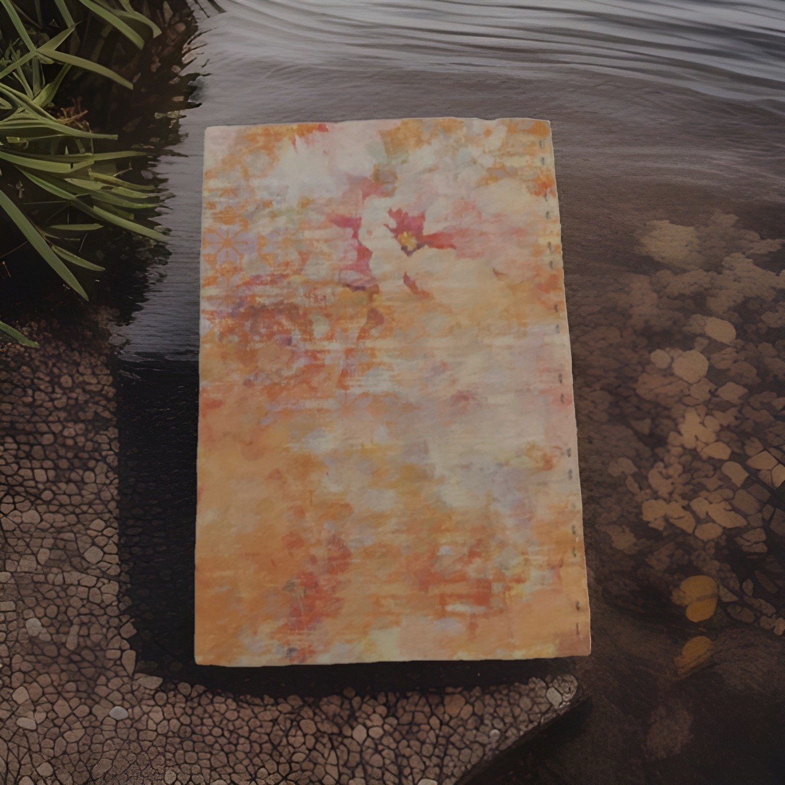 Little Cottontail Pocket Journal | Handmade Recycled Paper Notebook 1 Set
